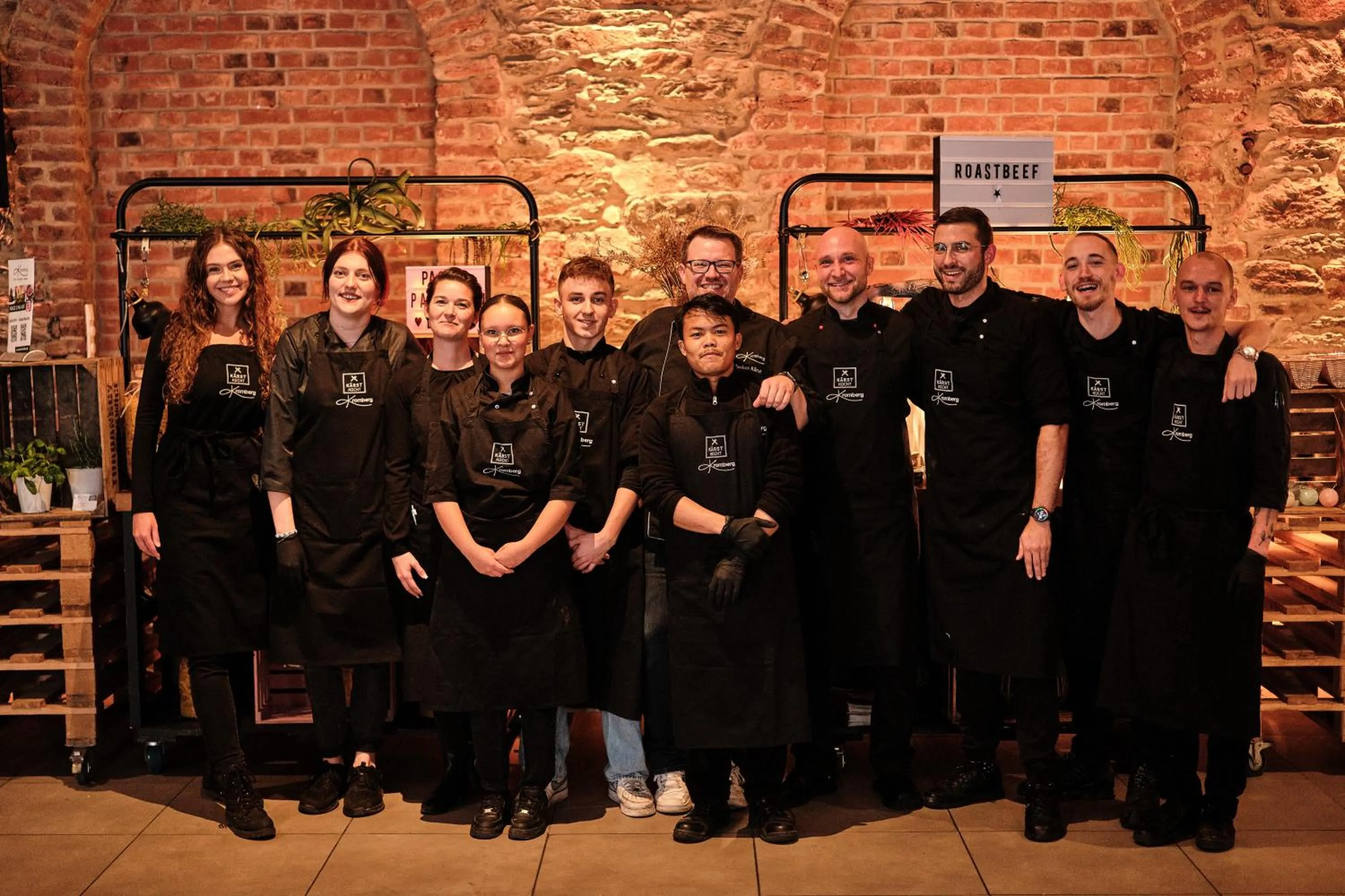 Staff in Hotel Restaurant Kromberg