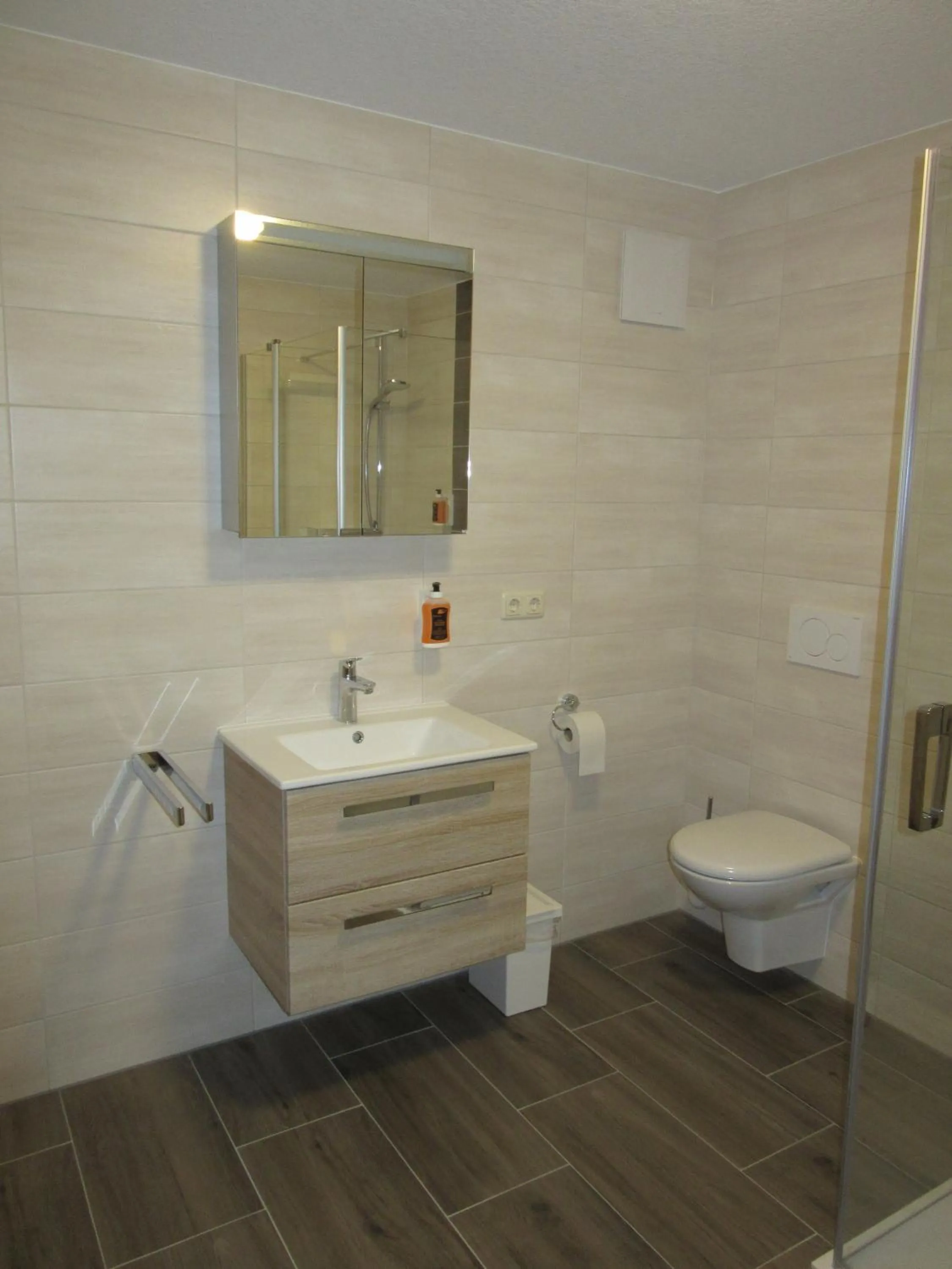 Shower in Hotel-Gasthaus Steiger