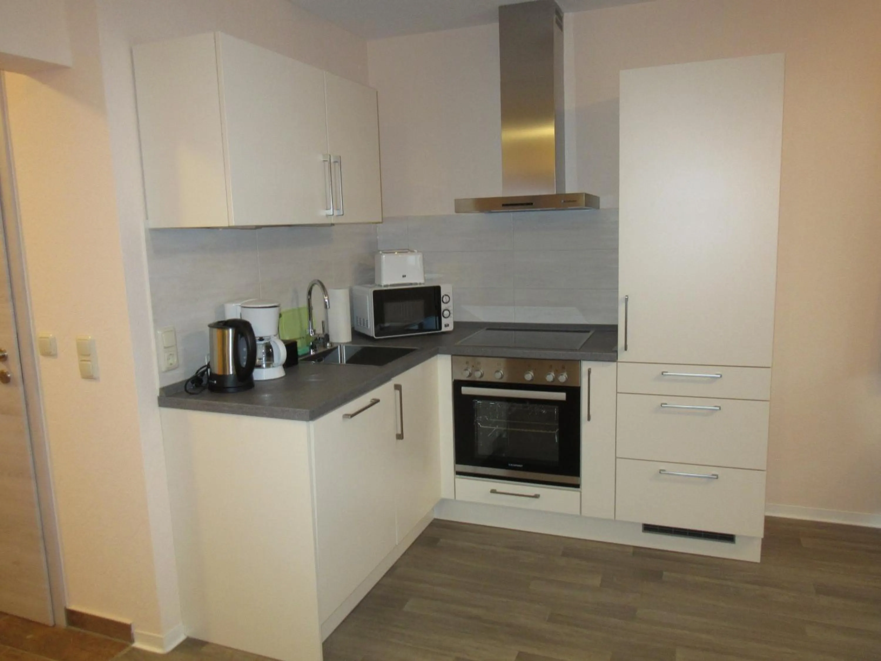 Kitchen or kitchenette in Hotel-Gasthaus Steiger