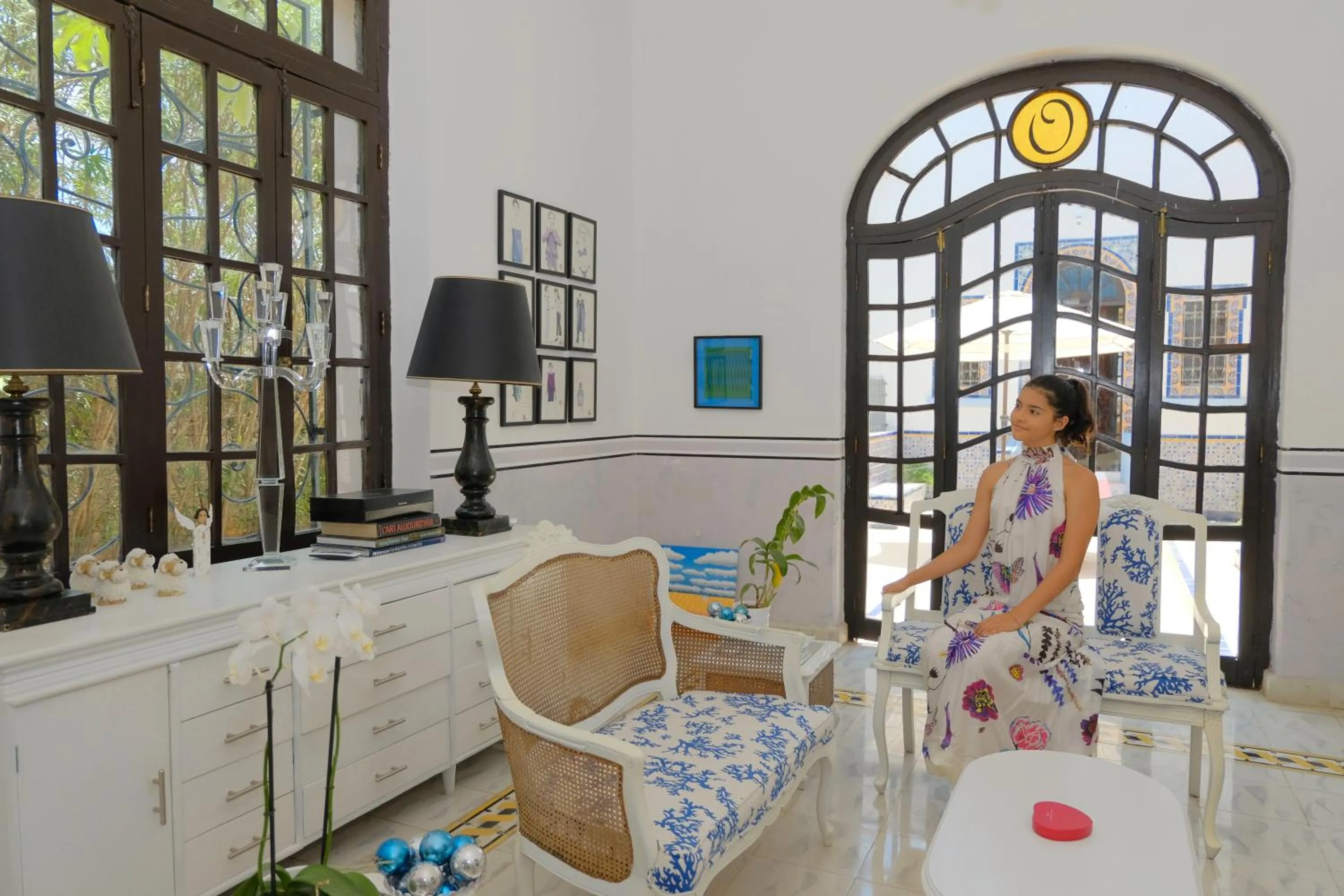 Living room in Villa Octavia