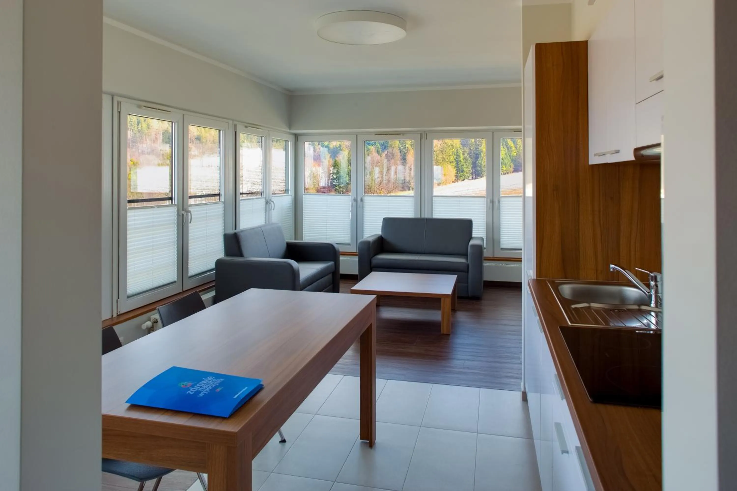 Seating area in Sanatorium Równica