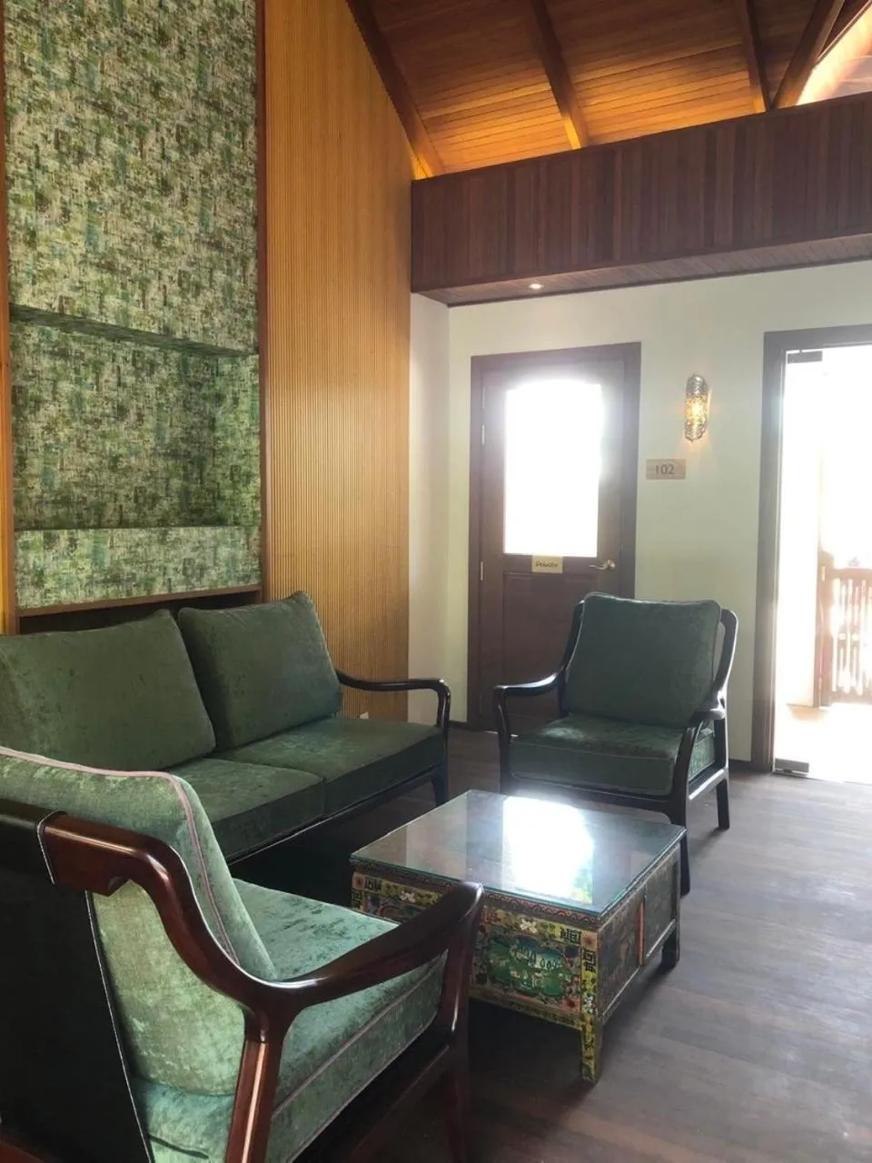 Seating area in Viluveli Holiday Retreat