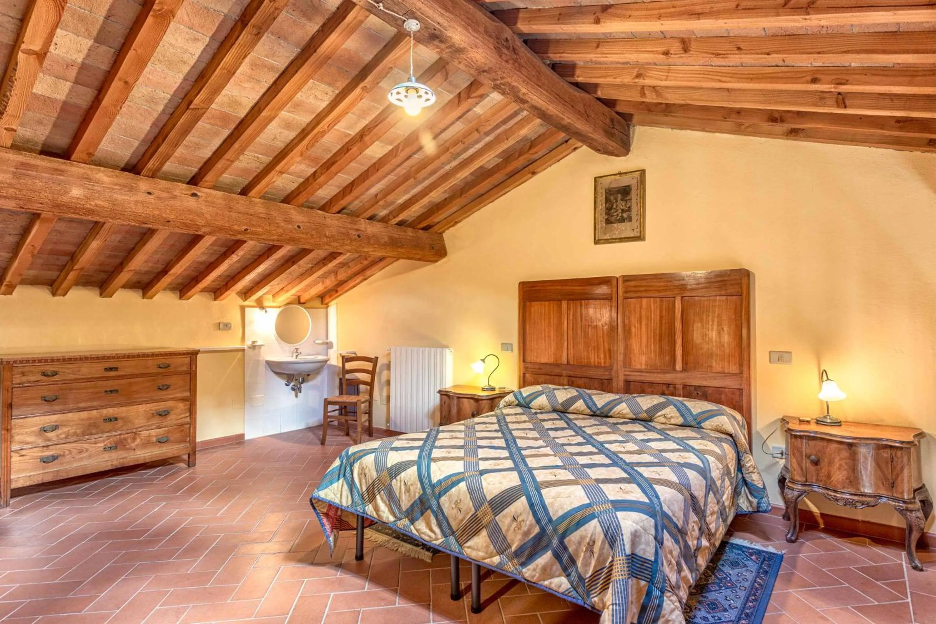 Bedroom, Bed in Villa Graziani