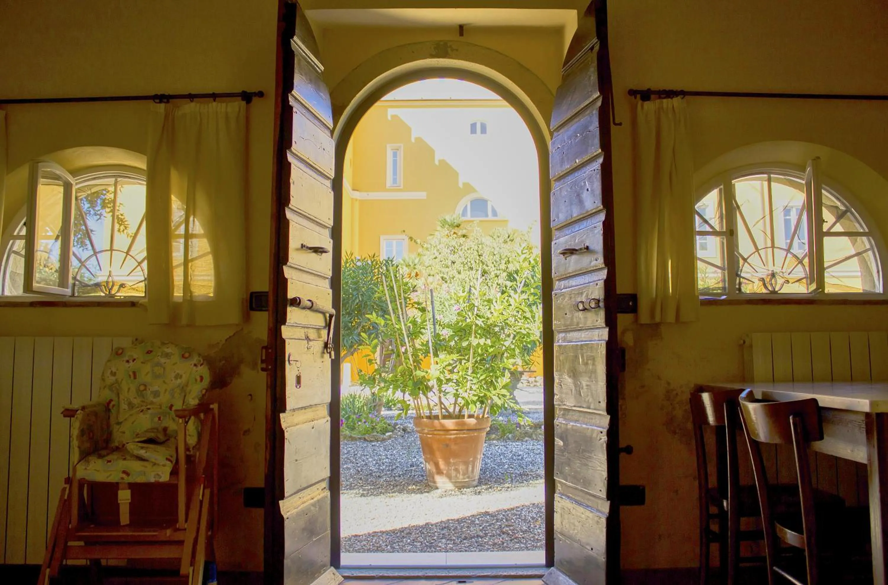 Garden view in Villa Graziani