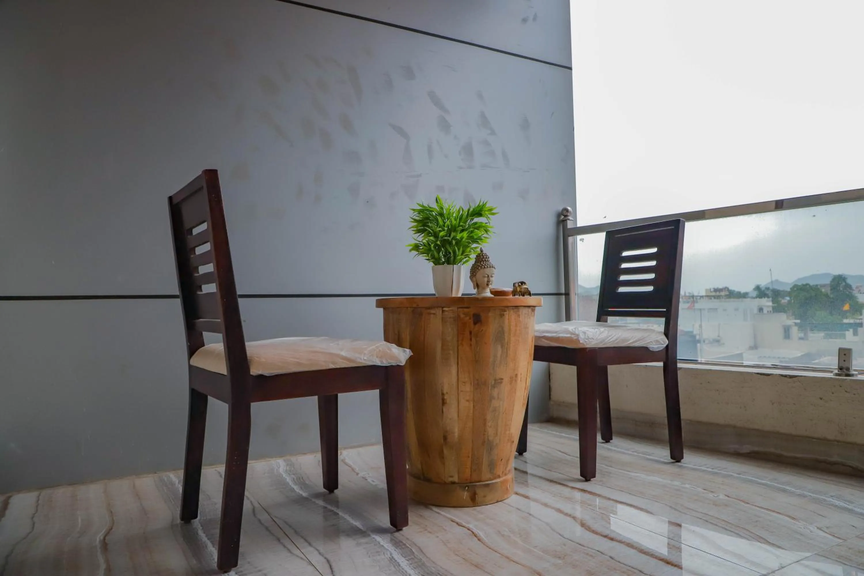 Balcony/Terrace in Komal Inn