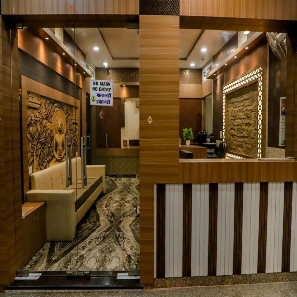 Lobby or reception in Komal Inn