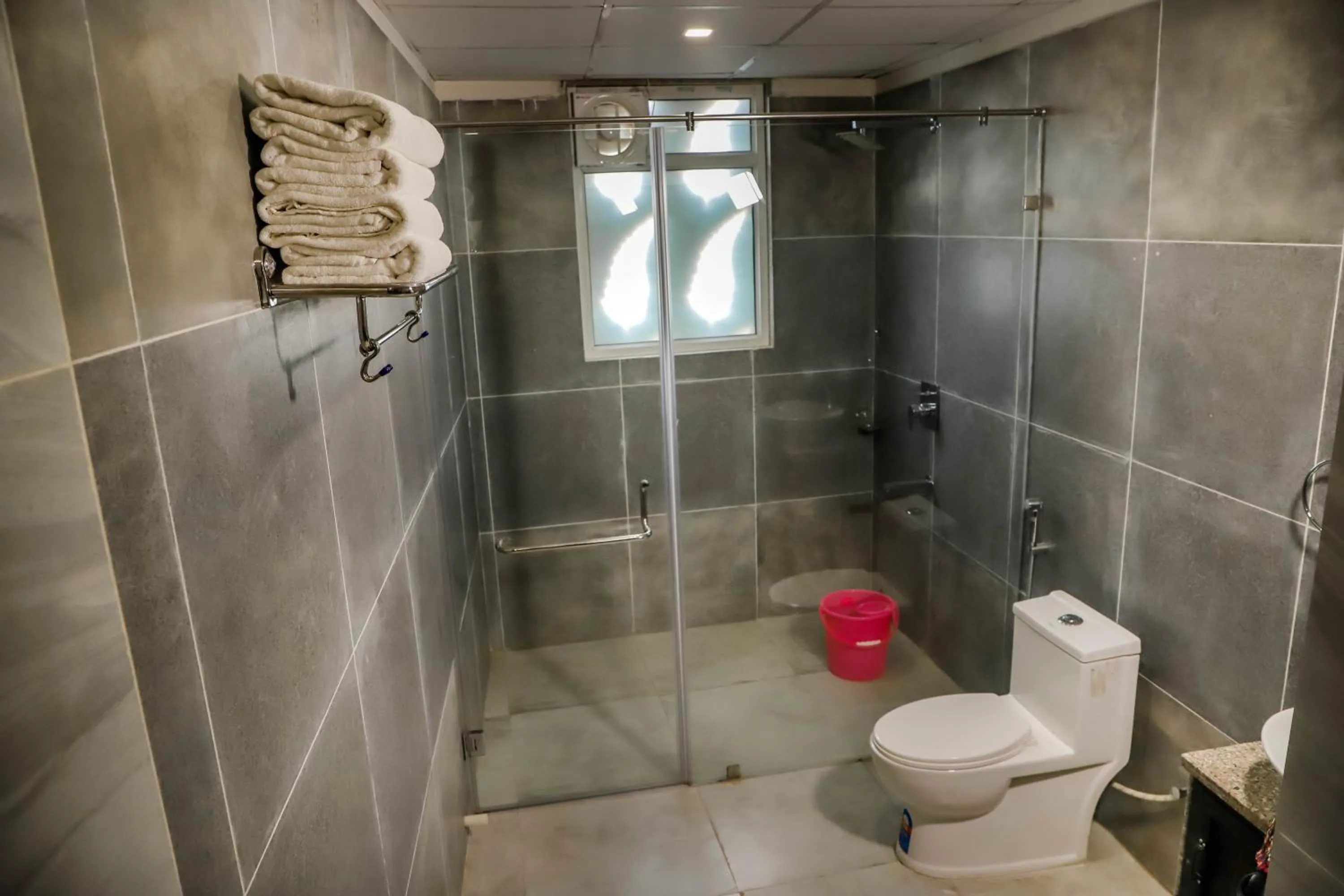 Bathroom in Komal Inn