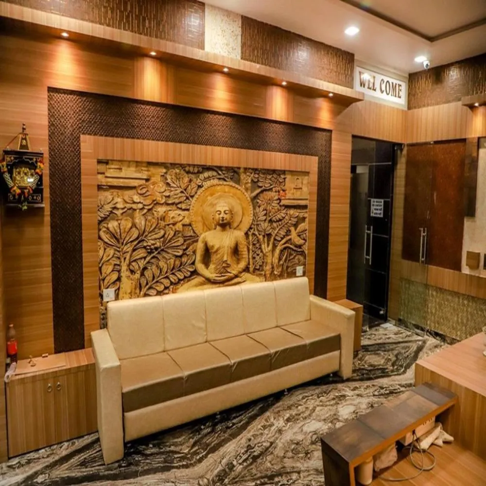 Seating area in Komal Inn