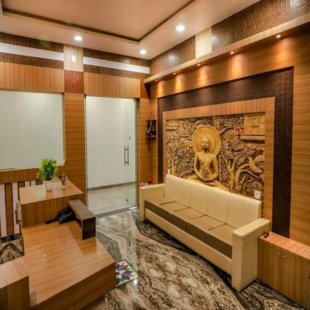 Seating area in Komal Inn