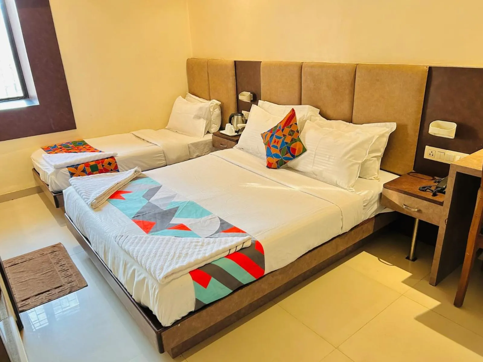 Bedroom, Bed in Hotel West Inn-Near Mumbai International Airport