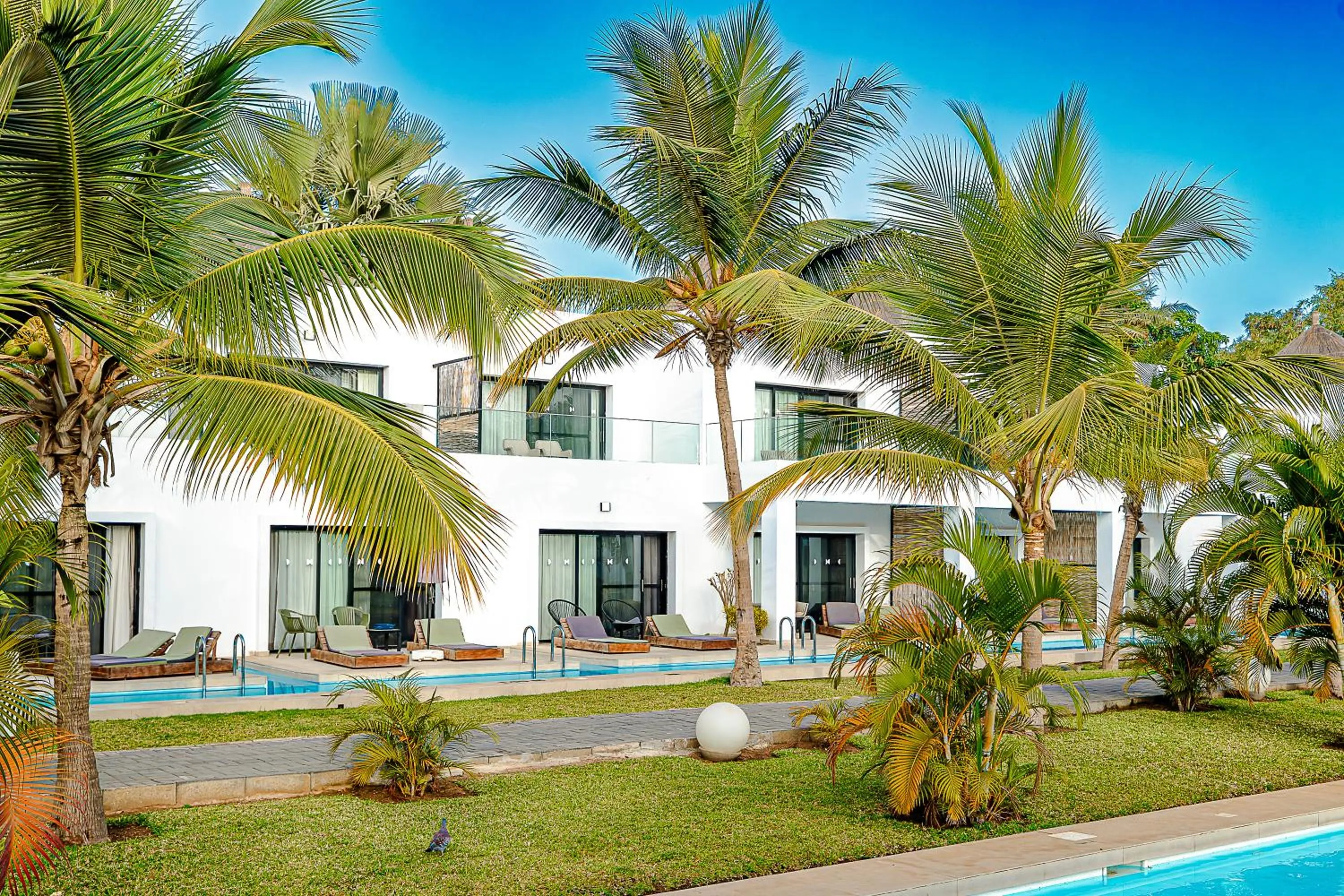 Garden view in Kalimba Beach Resort