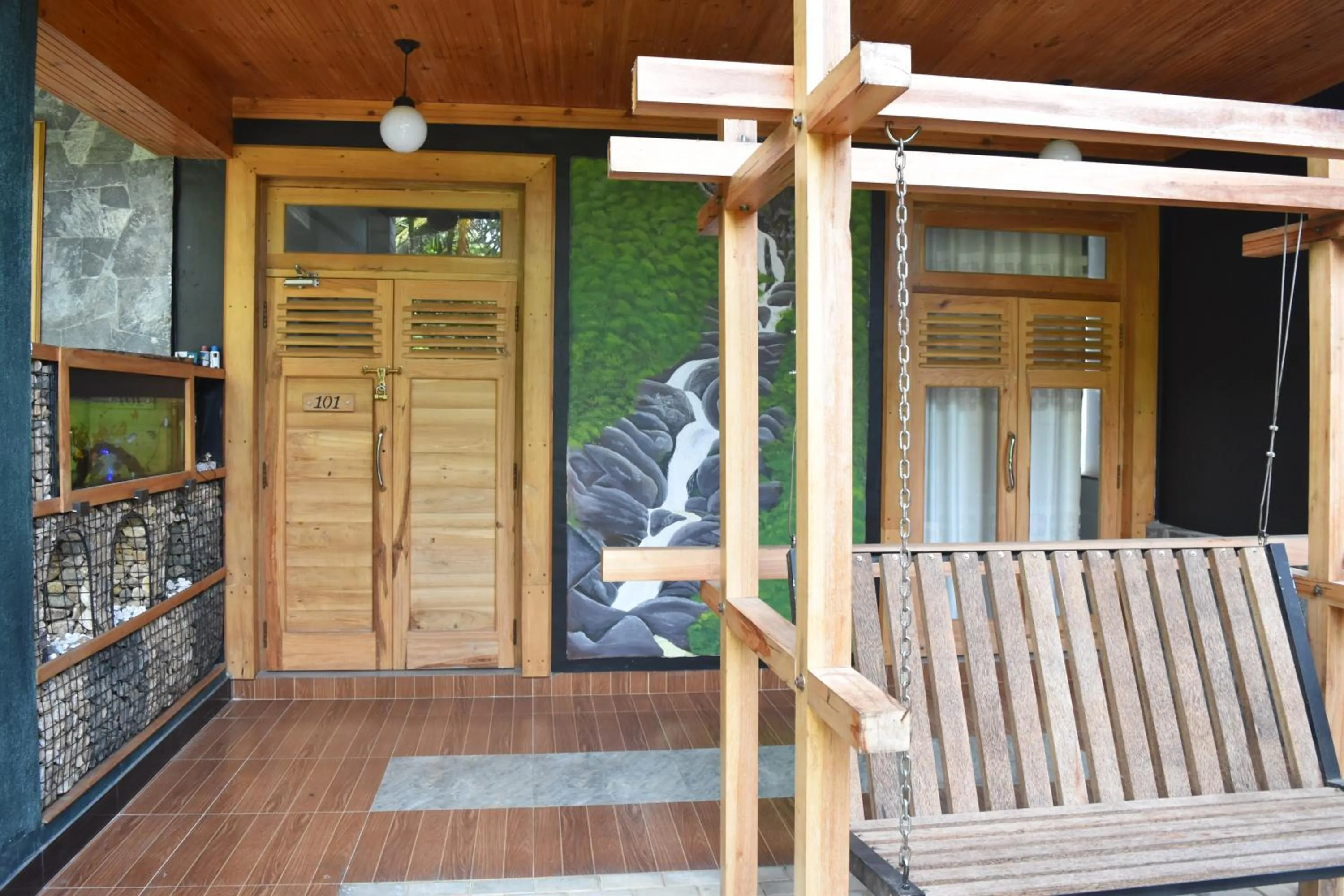 Balcony/Terrace in 3 Arch Resort Ella