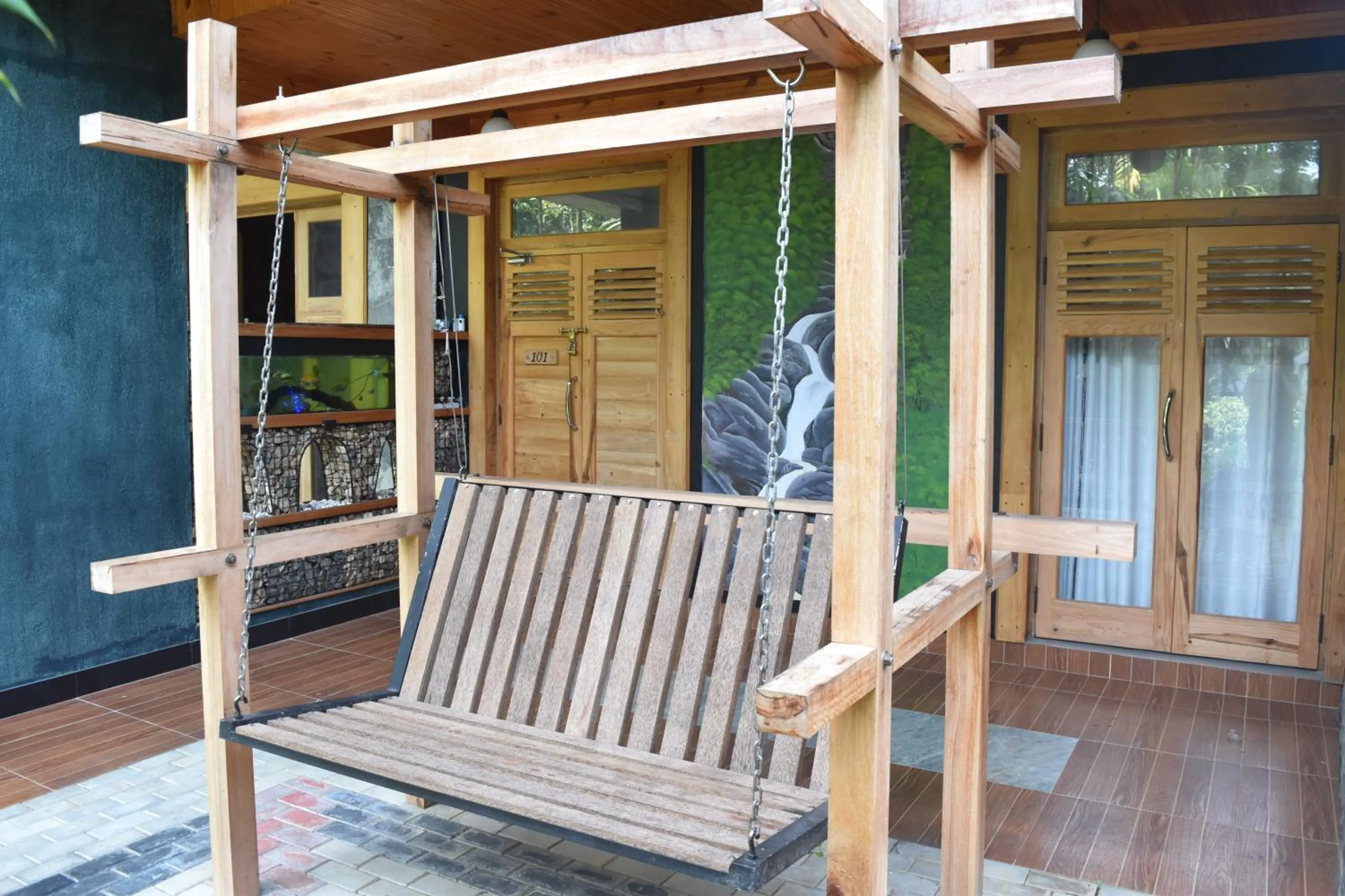 Patio in 3 Arch Resort Ella