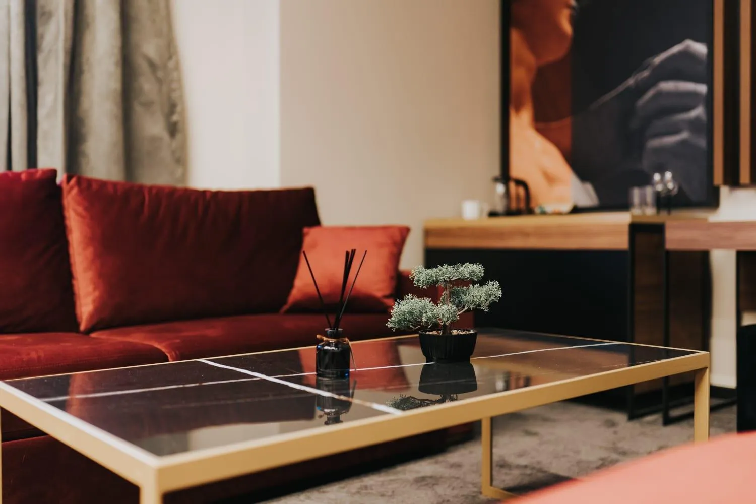 Seating area in Ilica Luxury Center