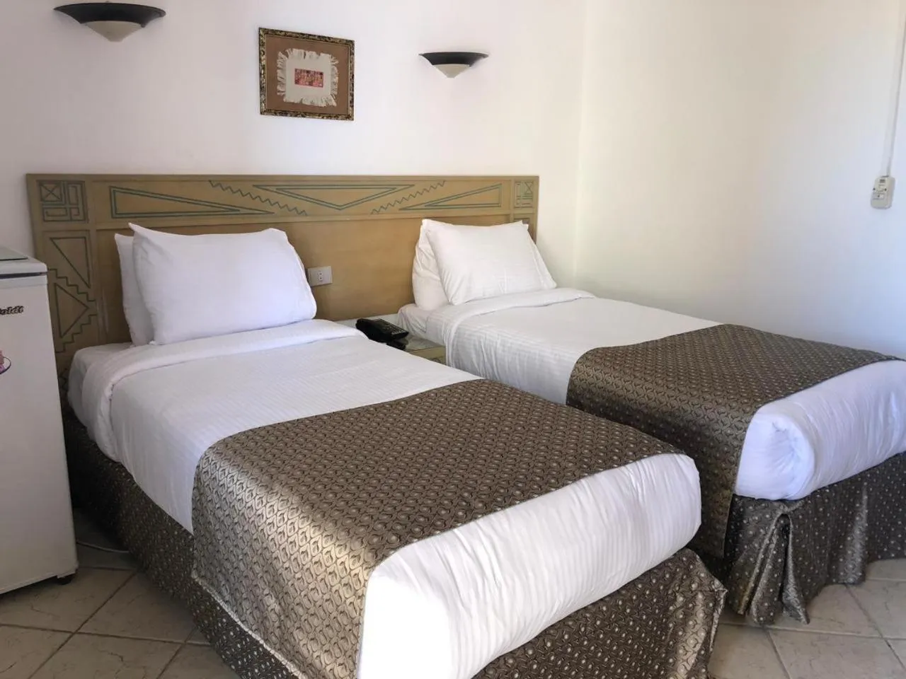 Bed in Green Leaves Hotel