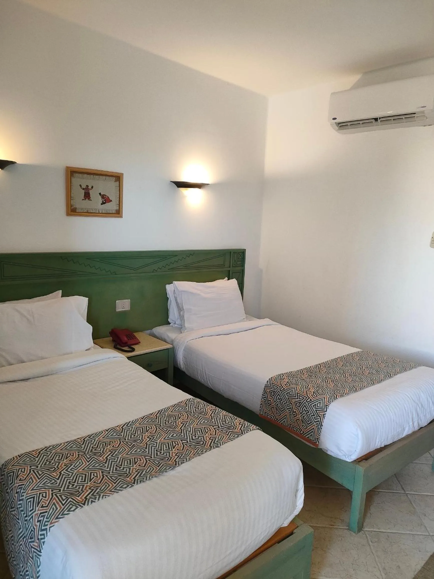 Bed in Green Leaves Hotel