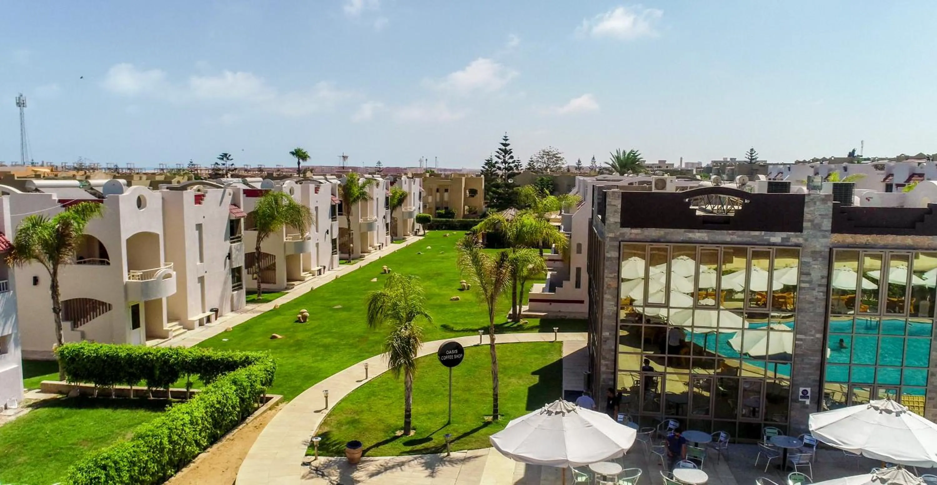 Property building in Green Leaves Hotel