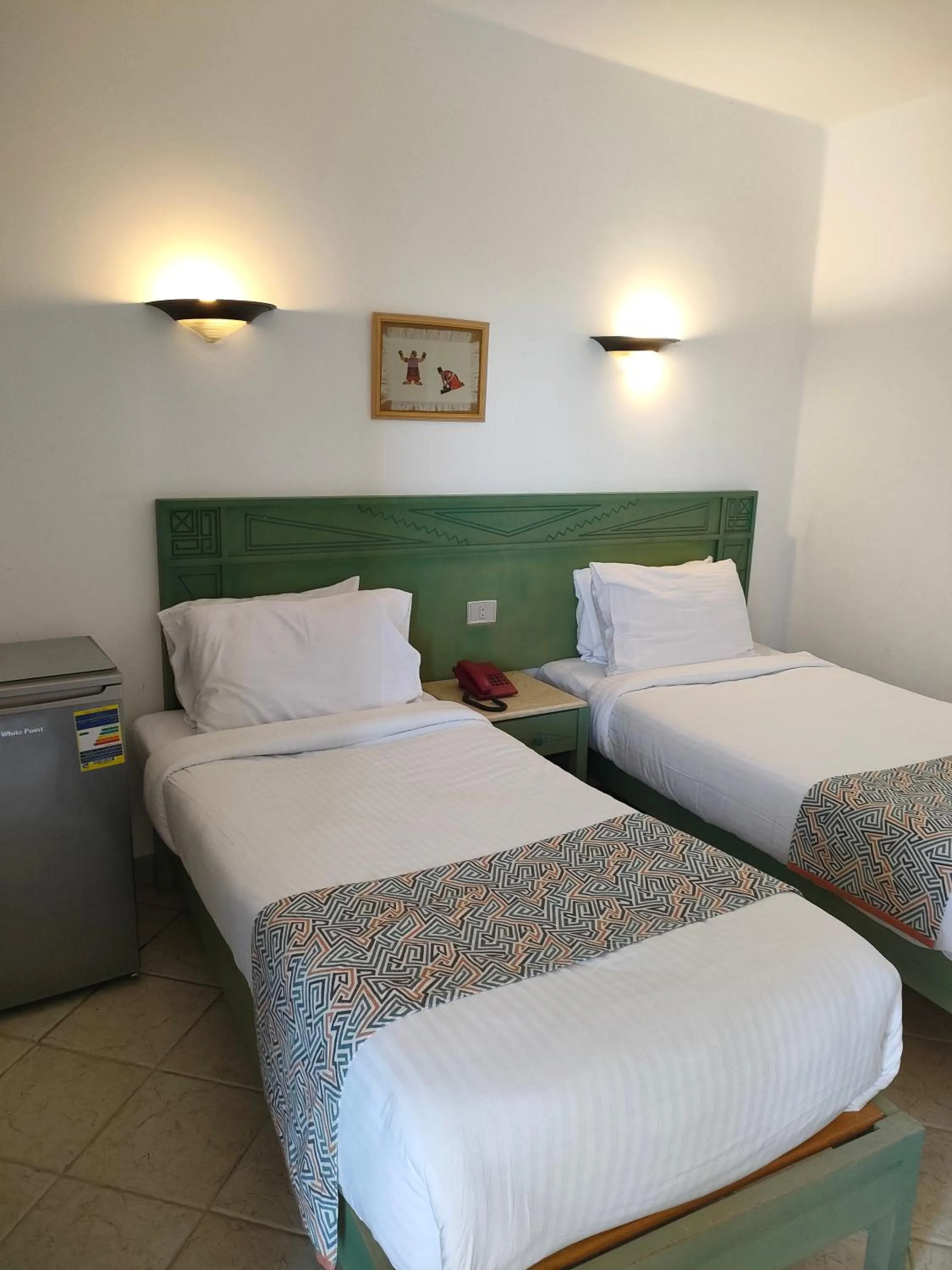 Bed in Green Leaves Hotel