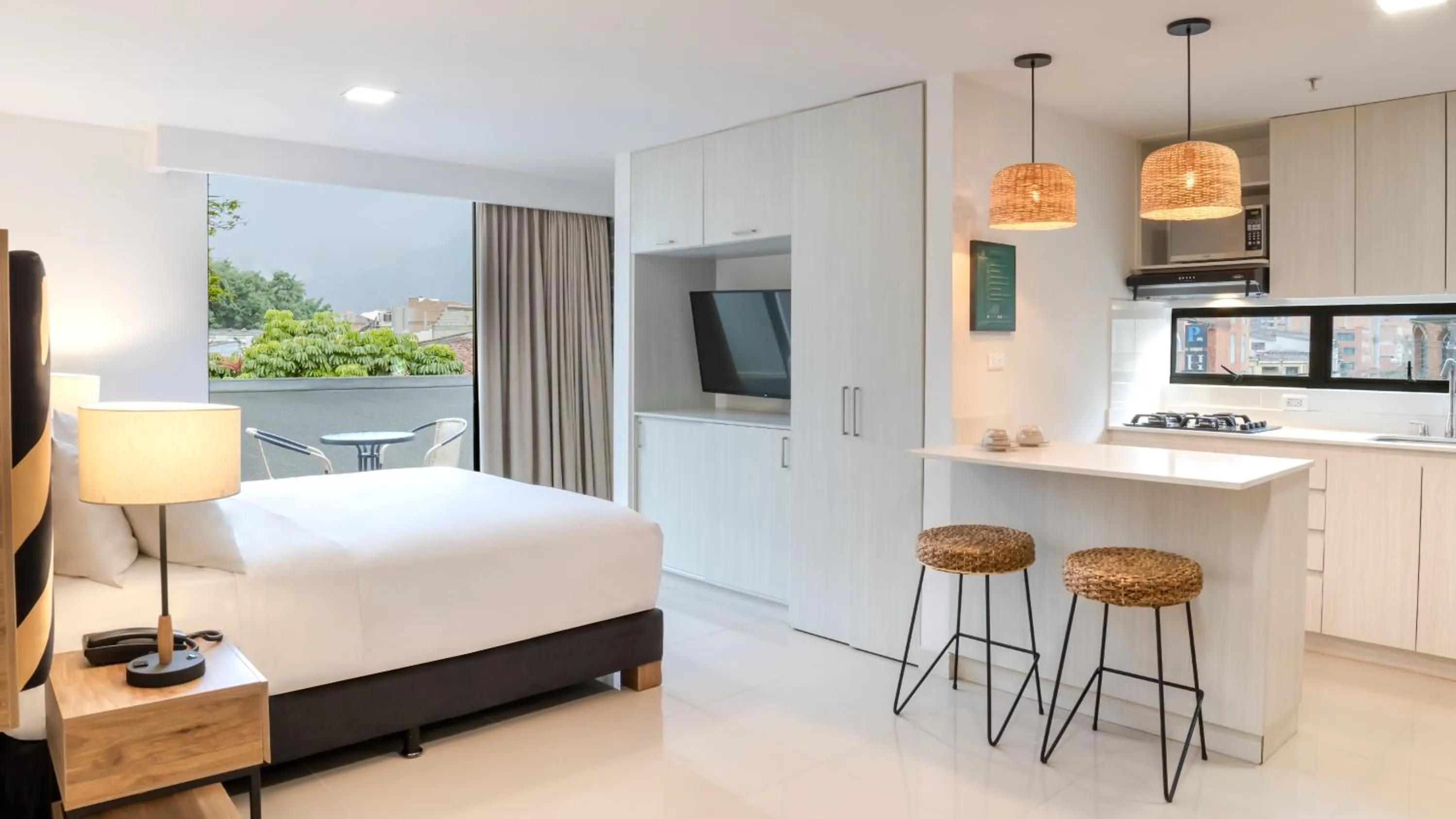 Bed in Origen Local Suites