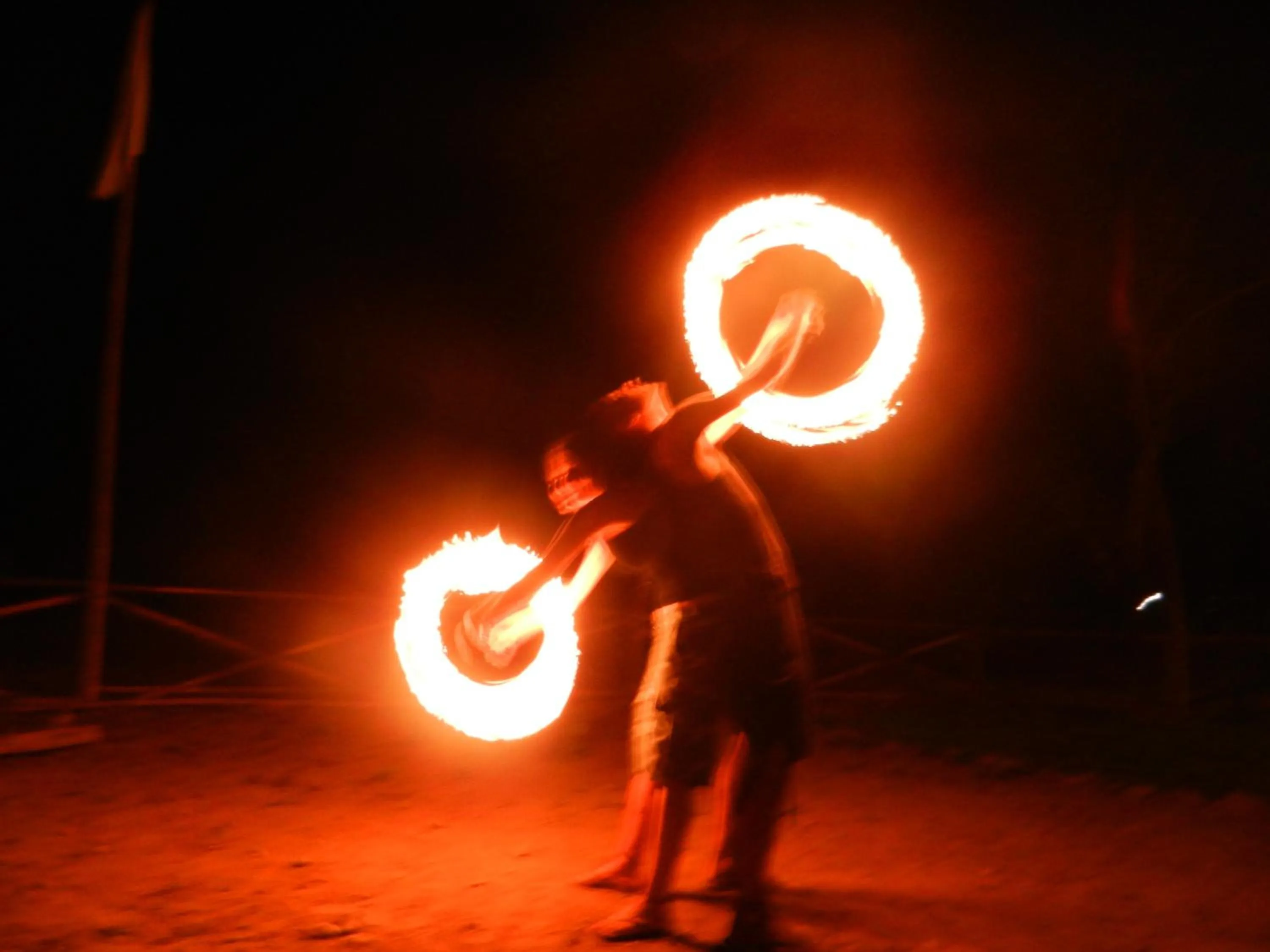 People in Pai circus hostel