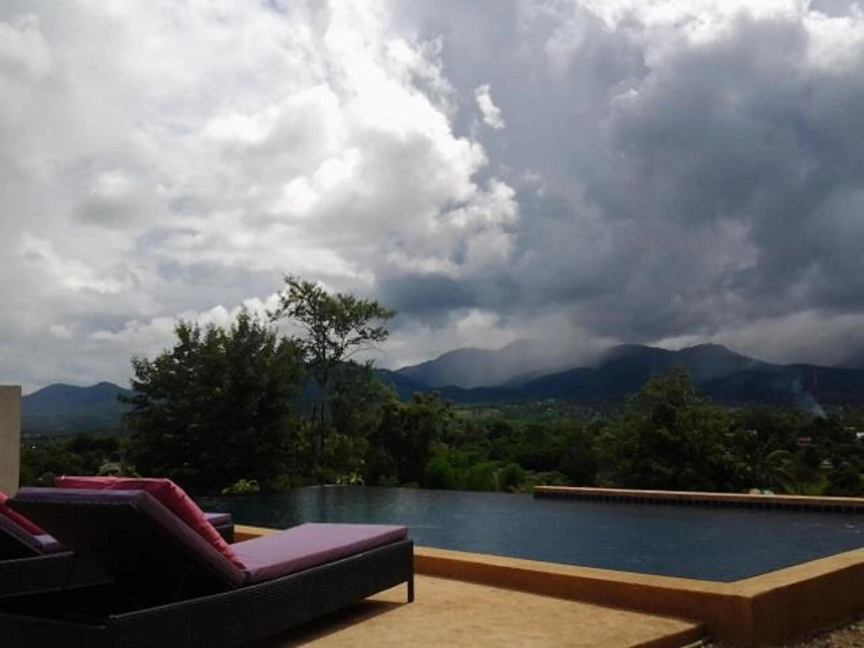 View (from property/room) in Pai circus hostel