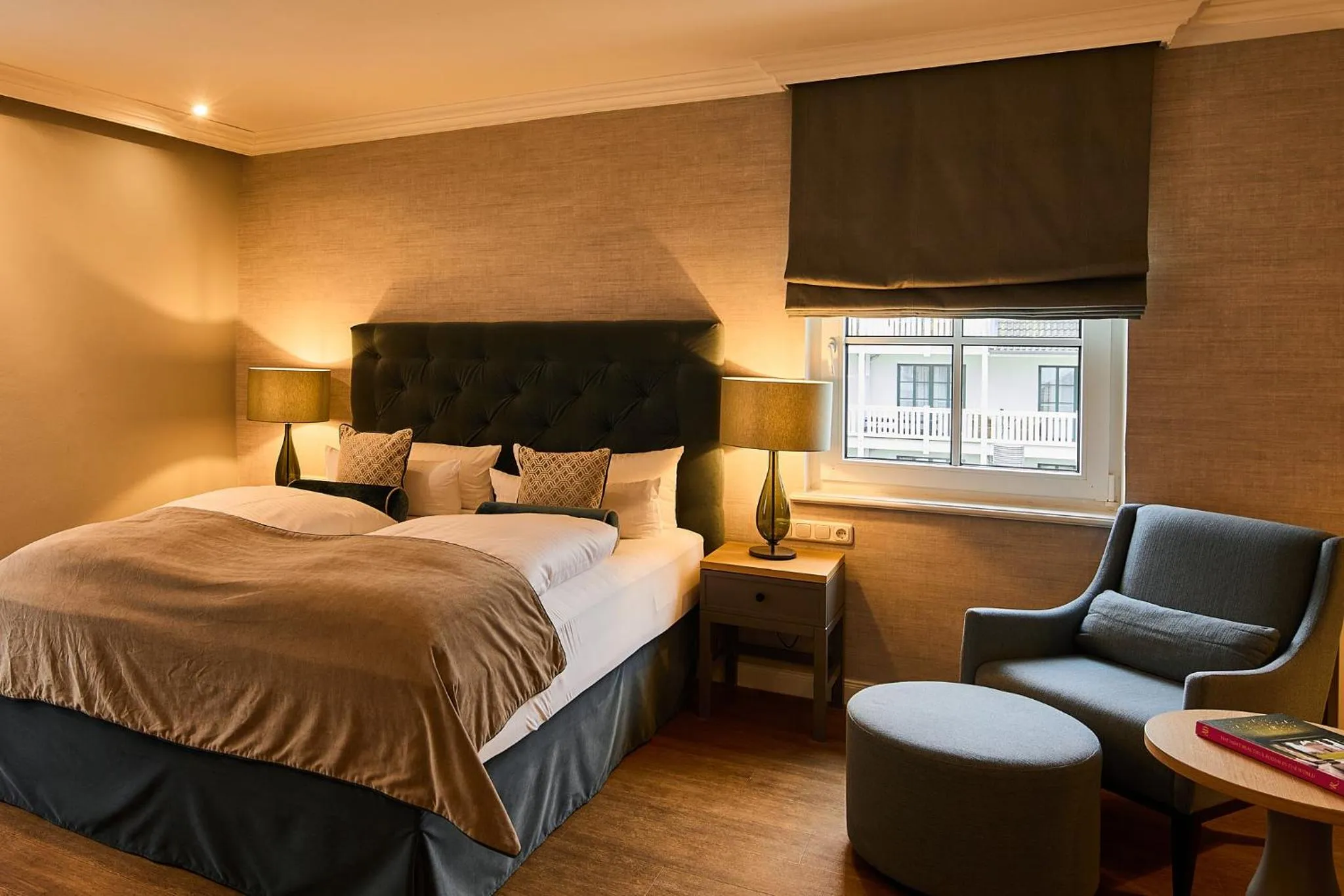 Bed in Fuchsbau Romantik Hotel & SPA Restaurant & FOX Bar