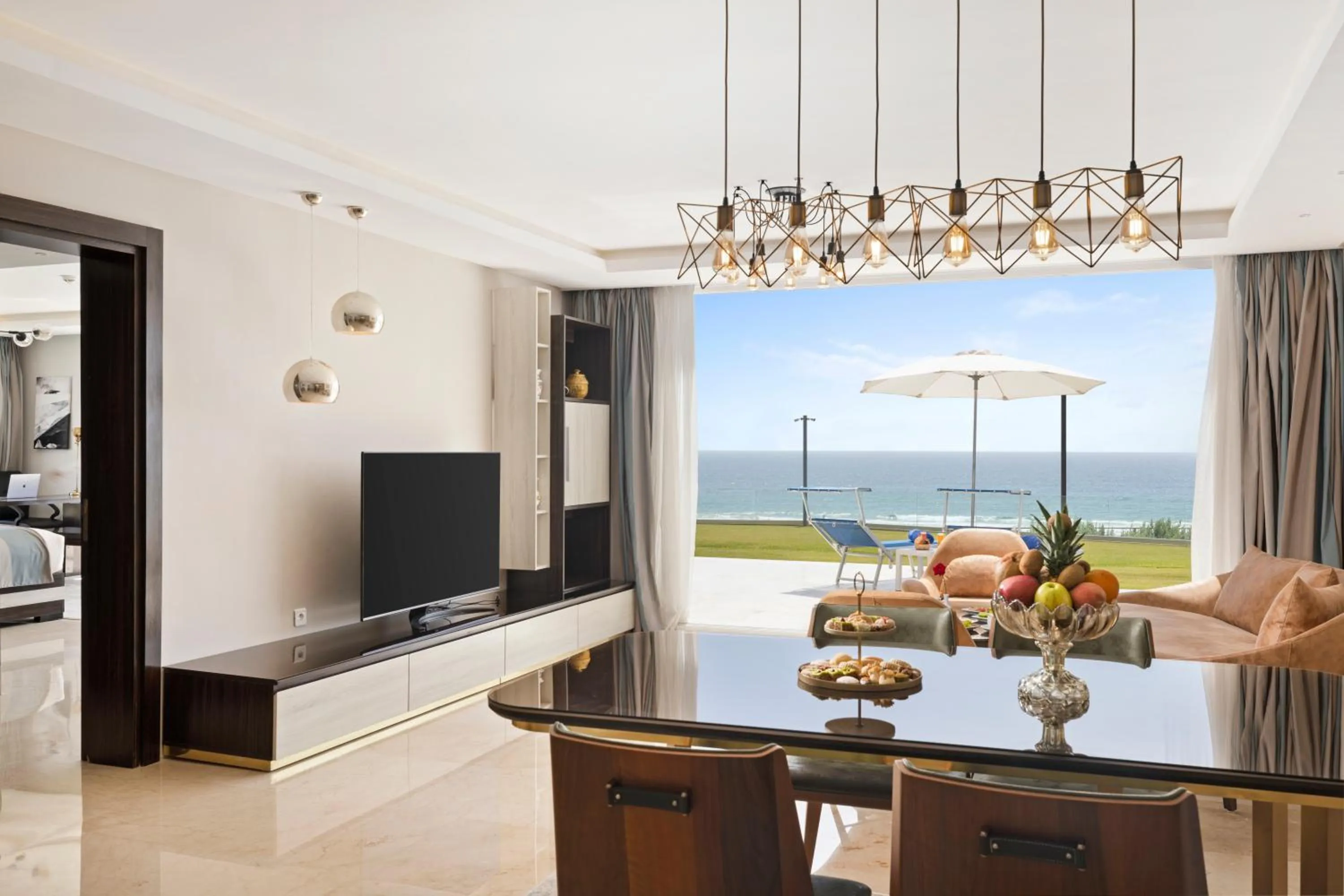 Living room in Pickalbatros White Beach Taghazout - Adults Friendly 16 Years Plus - Ultra All Inclusive