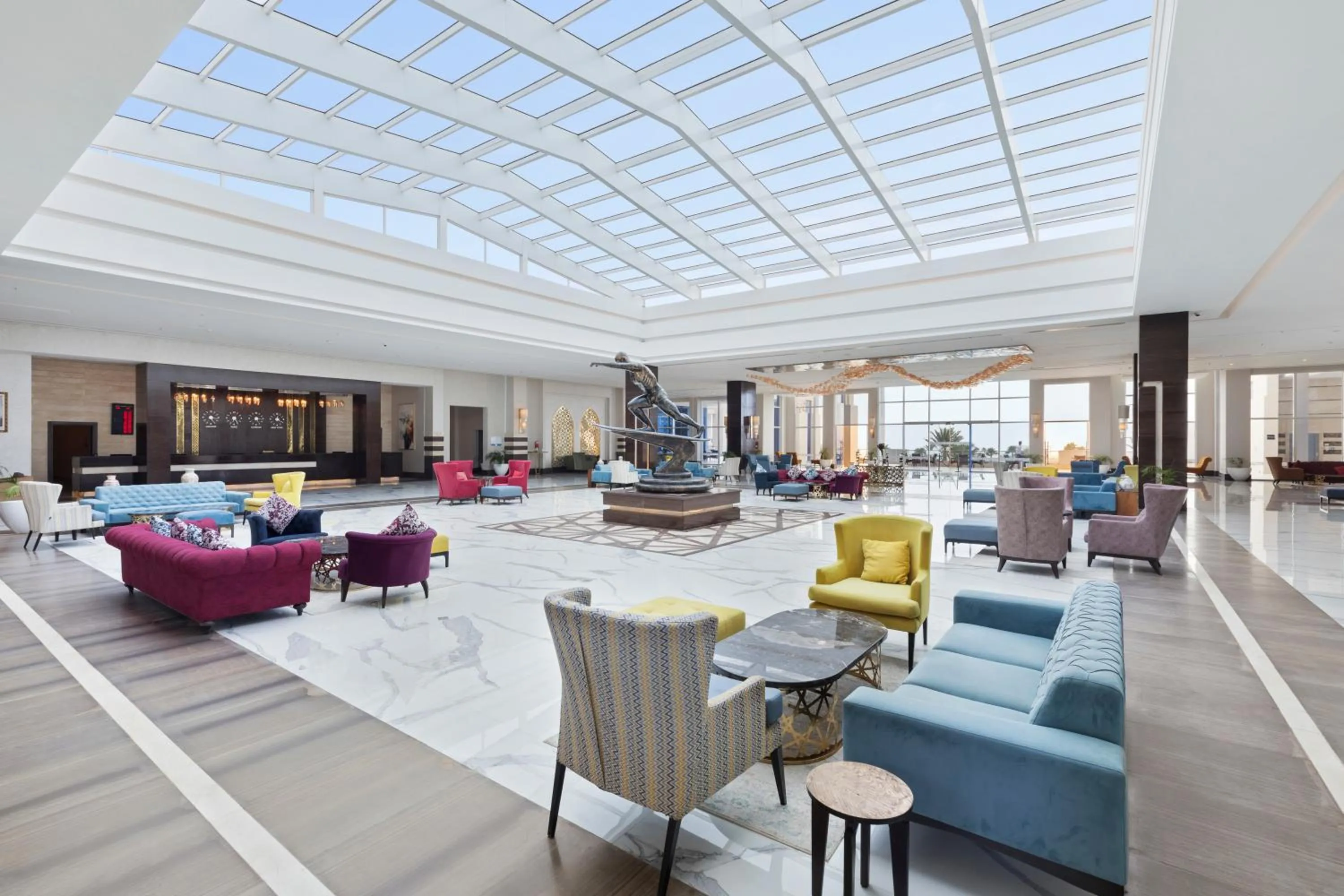 Lobby or reception in Pickalbatros White Beach Taghazout - Adults Friendly 16 Years Plus - Ultra All Inclusive