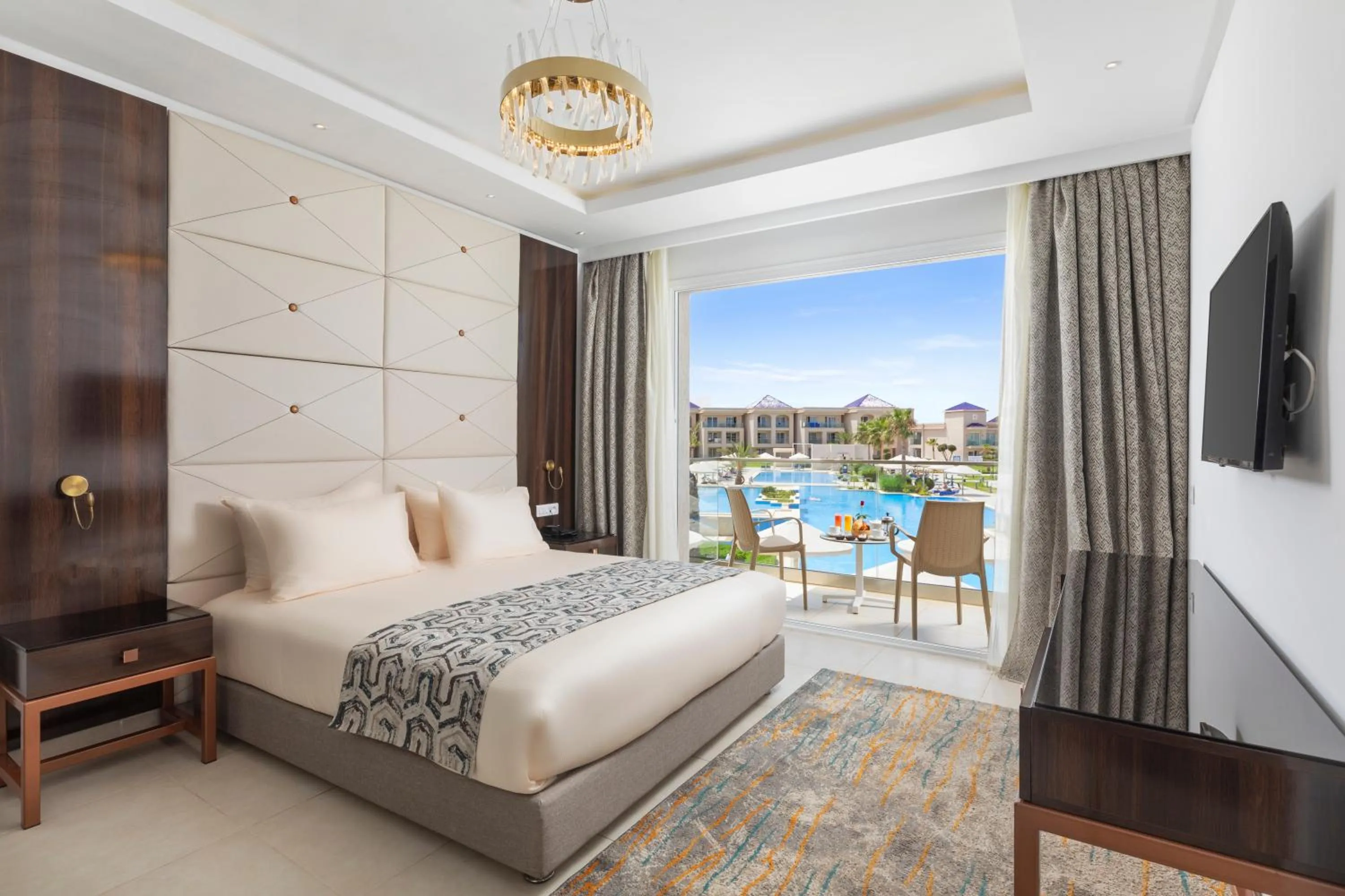 Bedroom, Bed in Pickalbatros White Beach Taghazout - Adults Friendly 16 Years Plus - Ultra All Inclusive