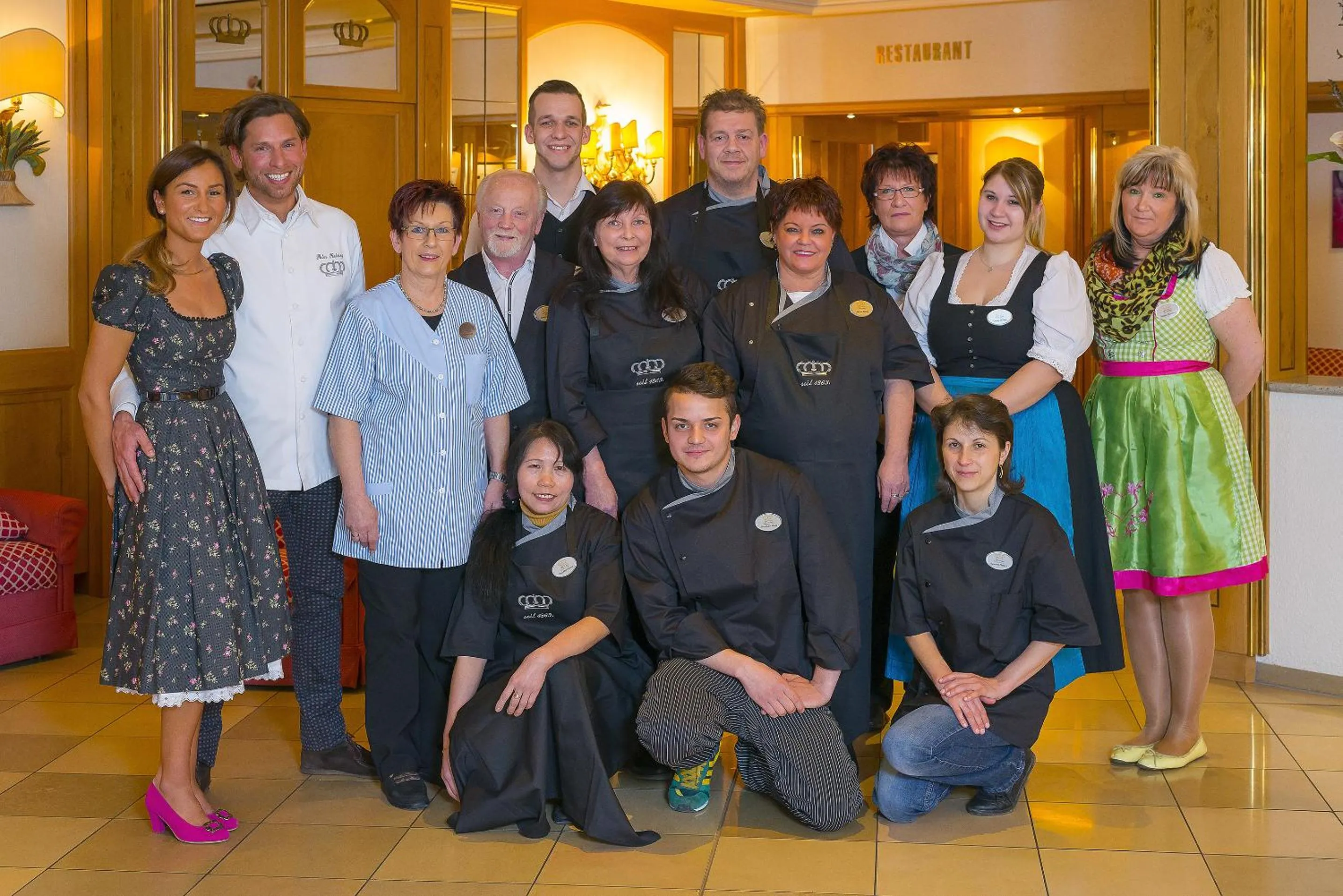 Staff in Hotel Krone