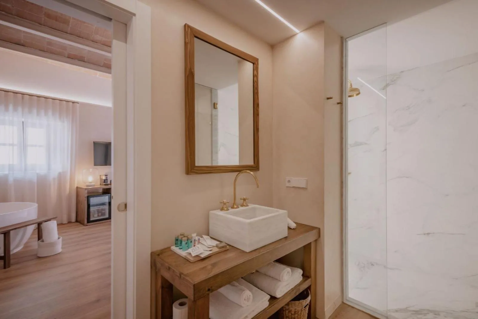 Bathroom in Hotel Palau Macelli & Spa