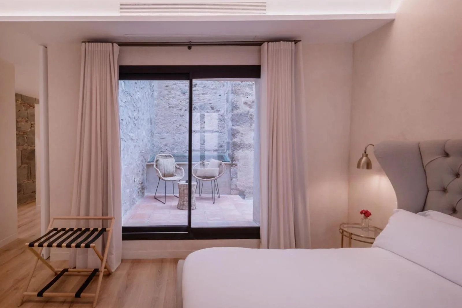 Bed in Hotel Palau Macelli & Spa