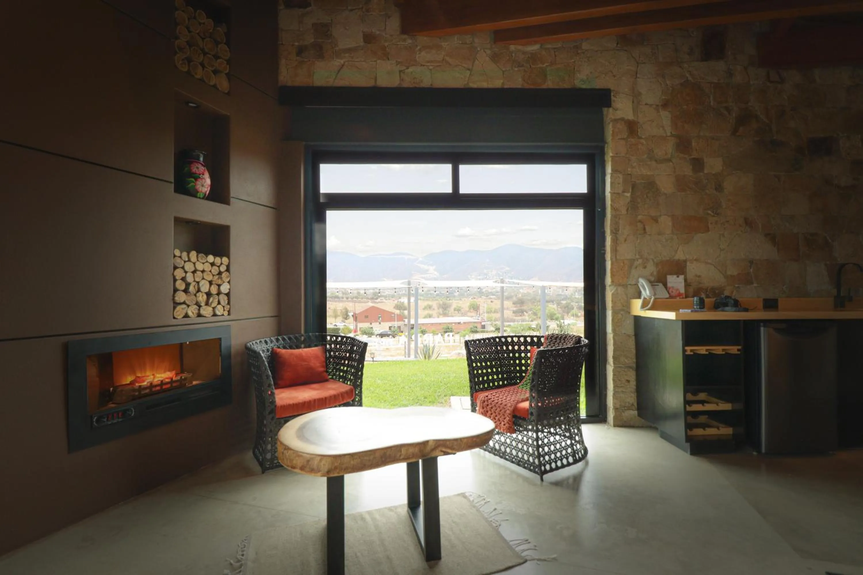 Seating area in Parra del Valle Hotel Boutique