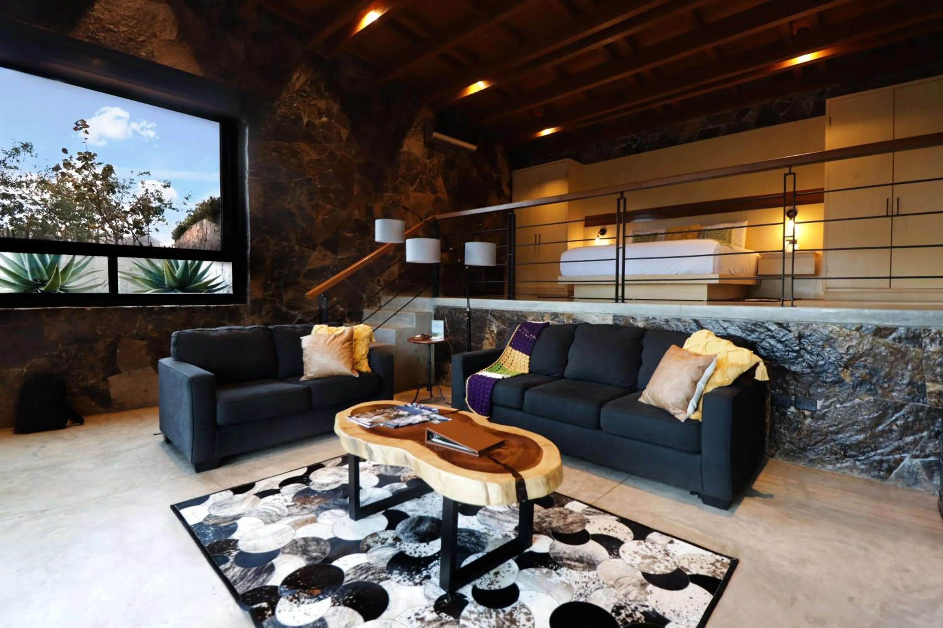 Seating area in Parra del Valle Hotel Boutique