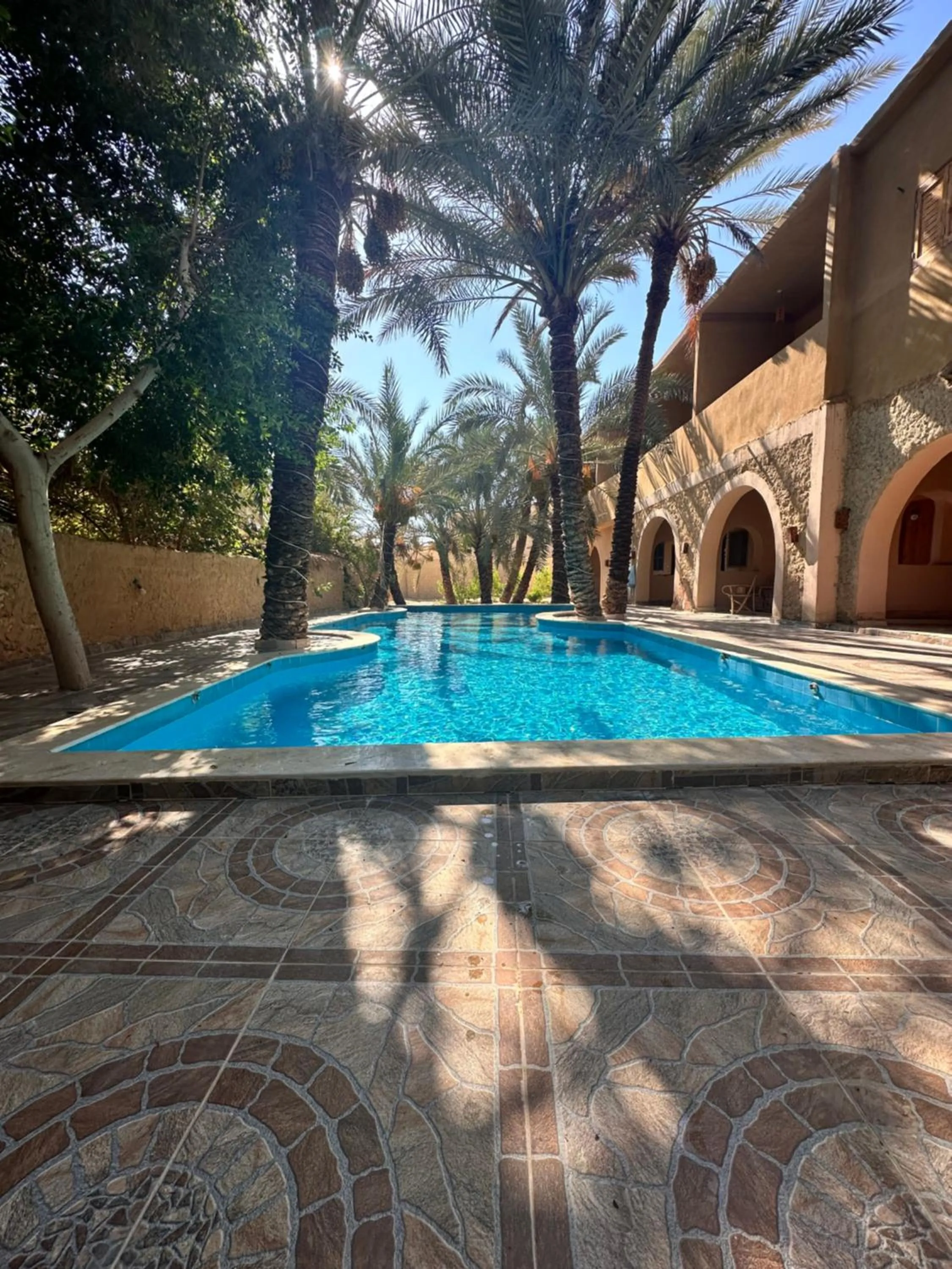 Pool view in Nour El Waha Hotel