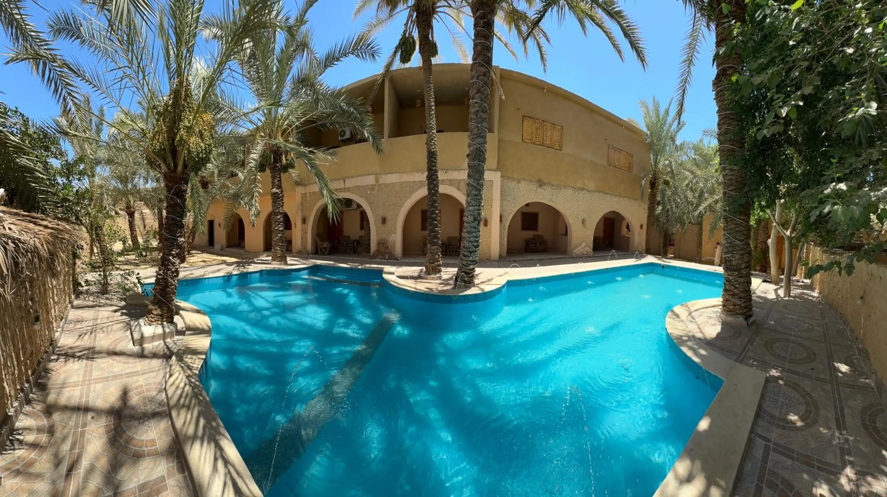 Pool view in Nour El Waha Hotel
