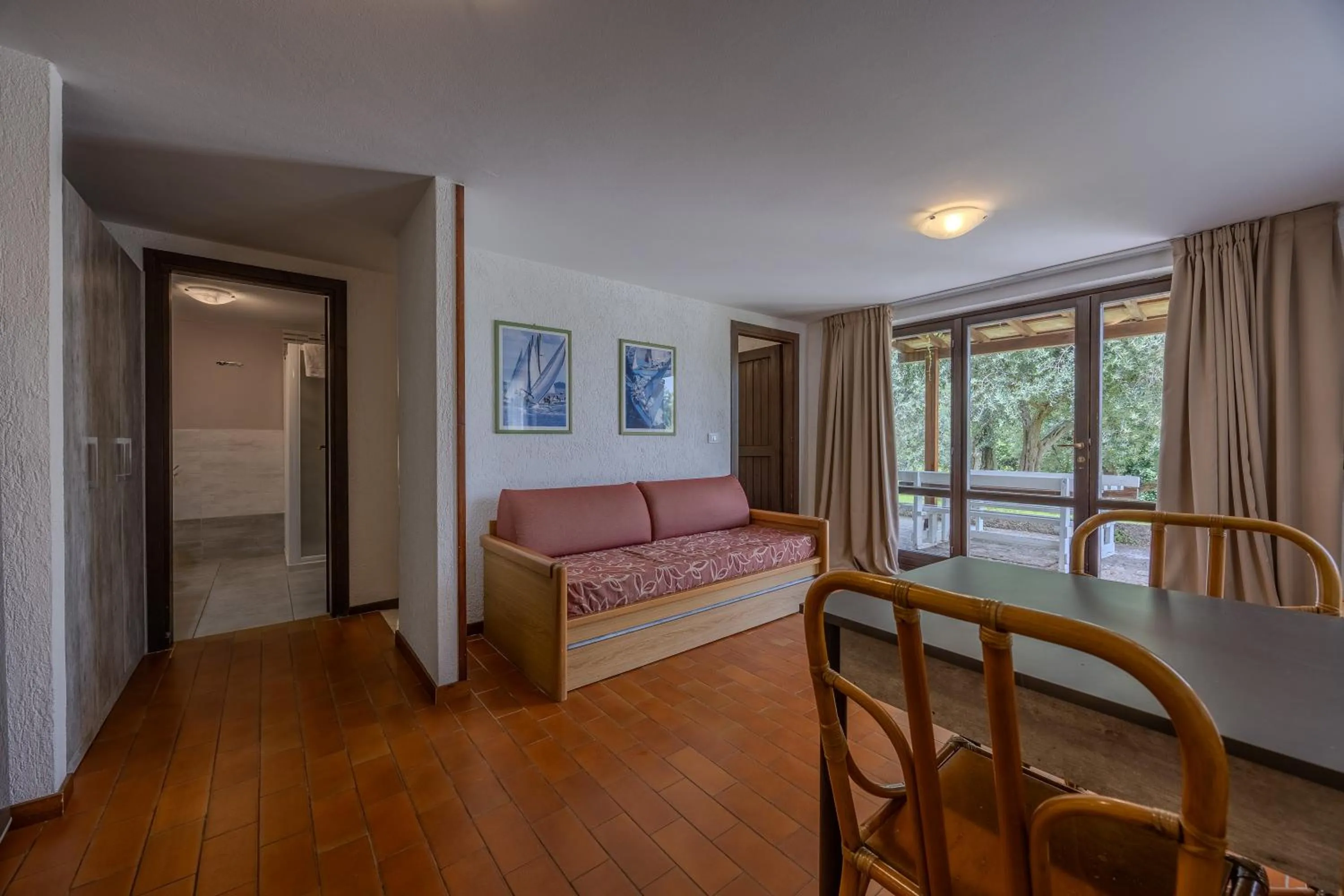 Living room, Bed in Residence San Michele