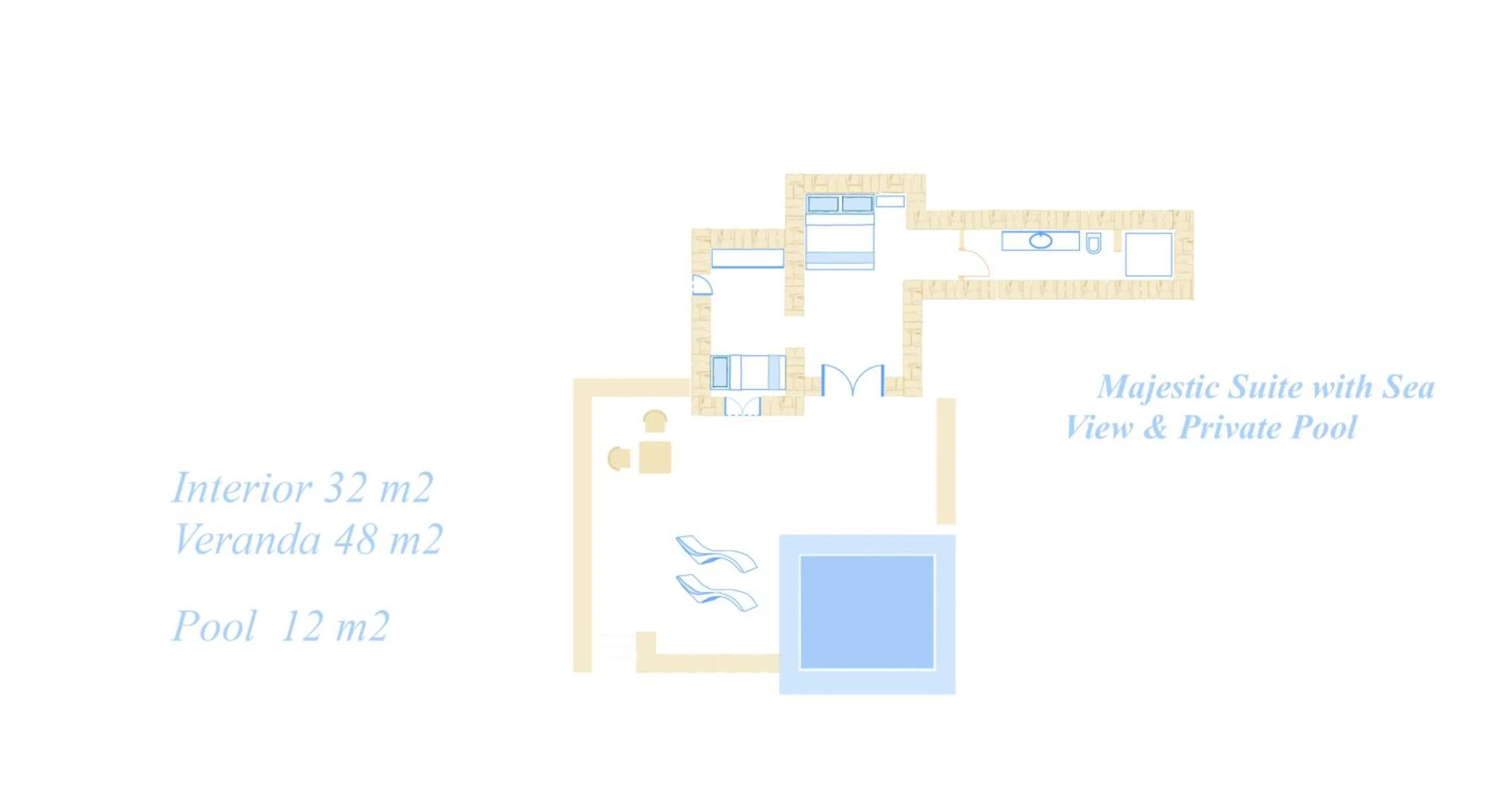Floor plan in Calme Boutique Hotel - Adults Only