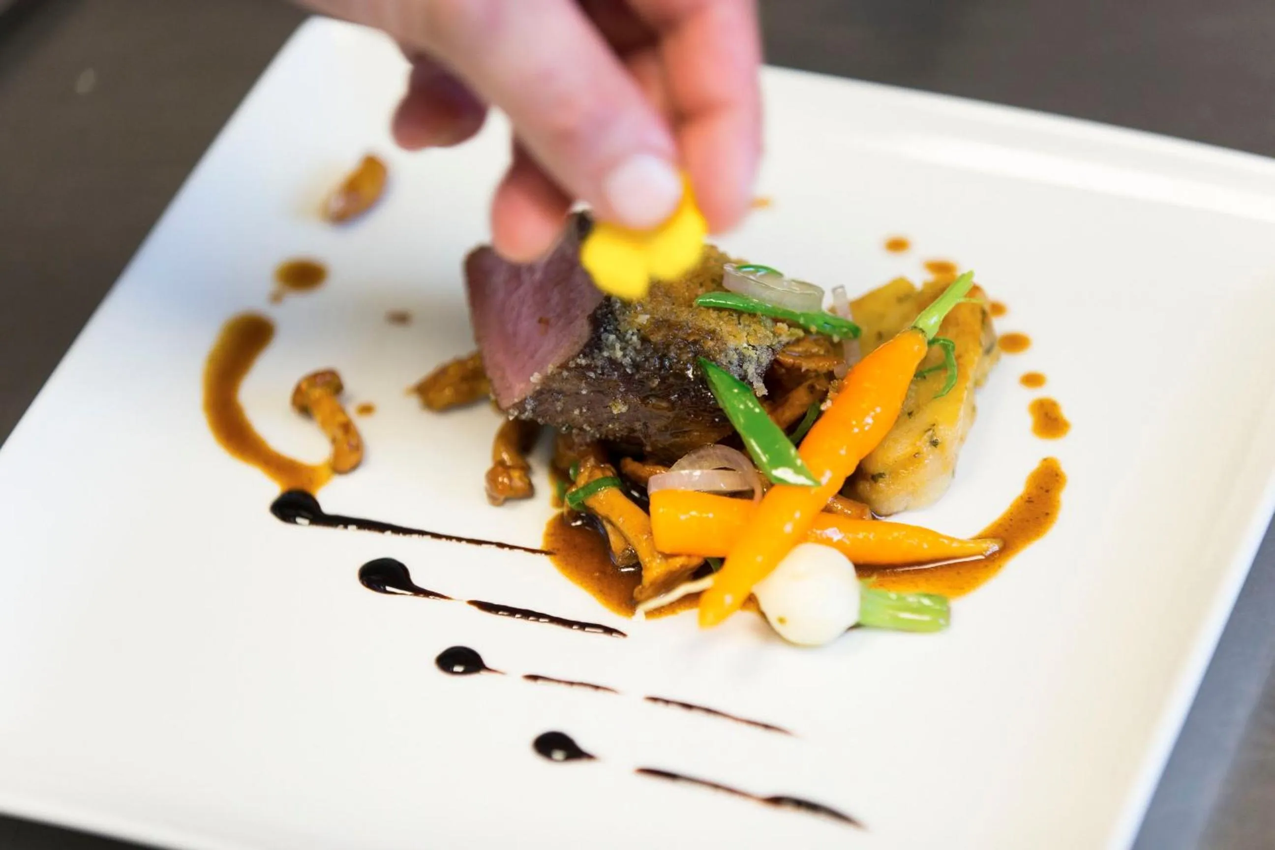 Food close-up in Hotel Villa Hügel