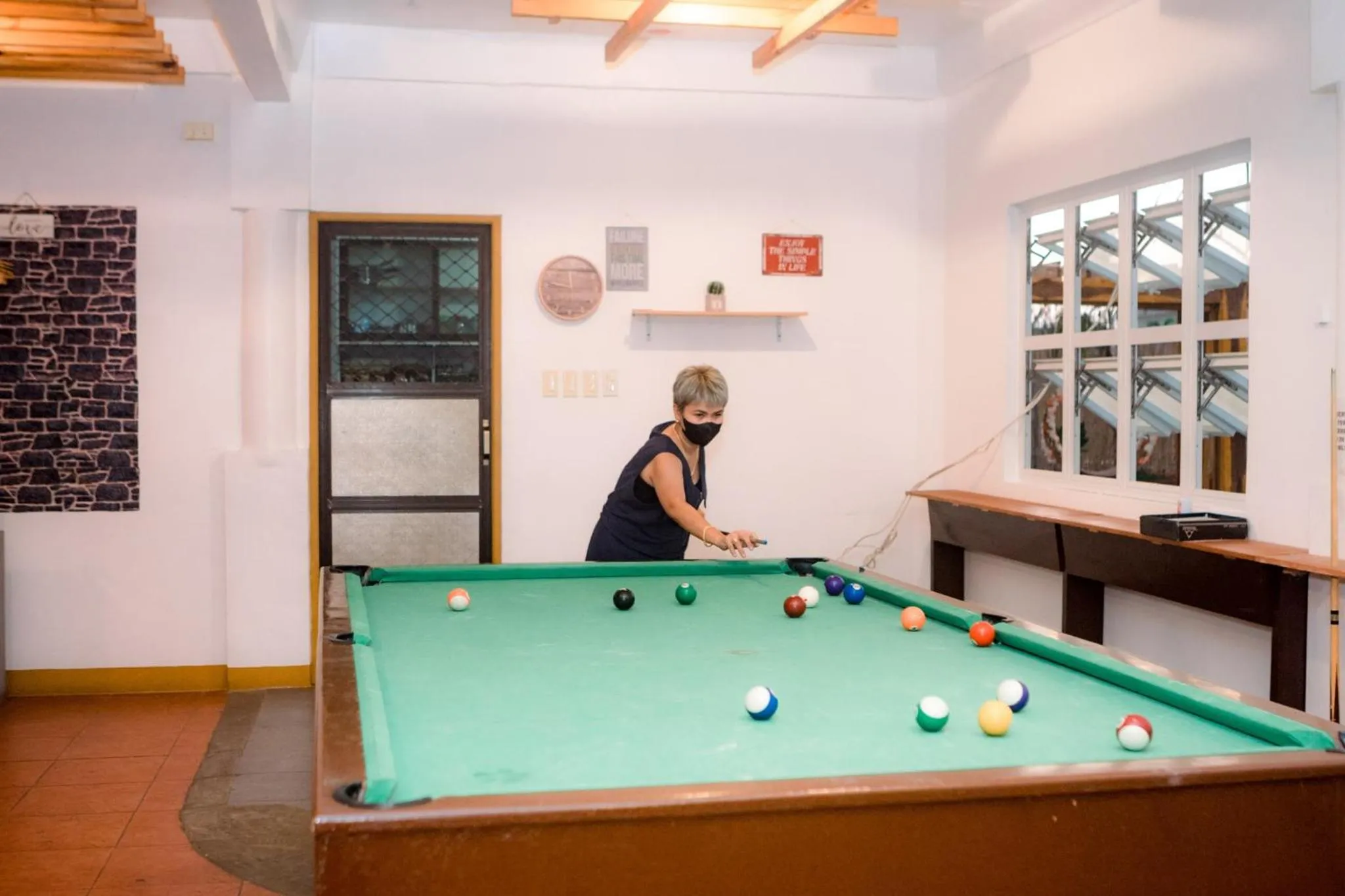 Billiard in Cris Del Mar Resort