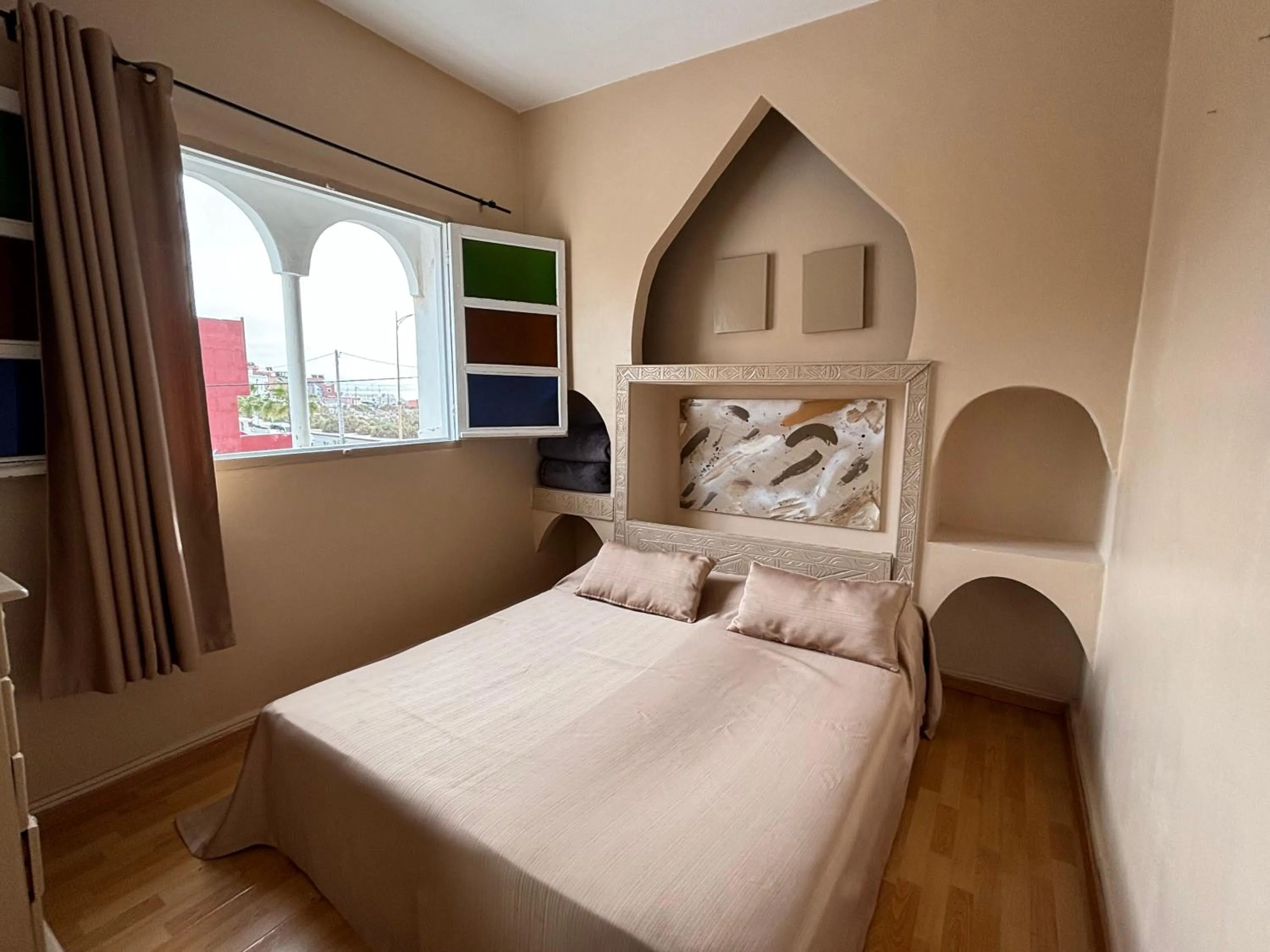 Bed in Riad Dar Naima Imsouane