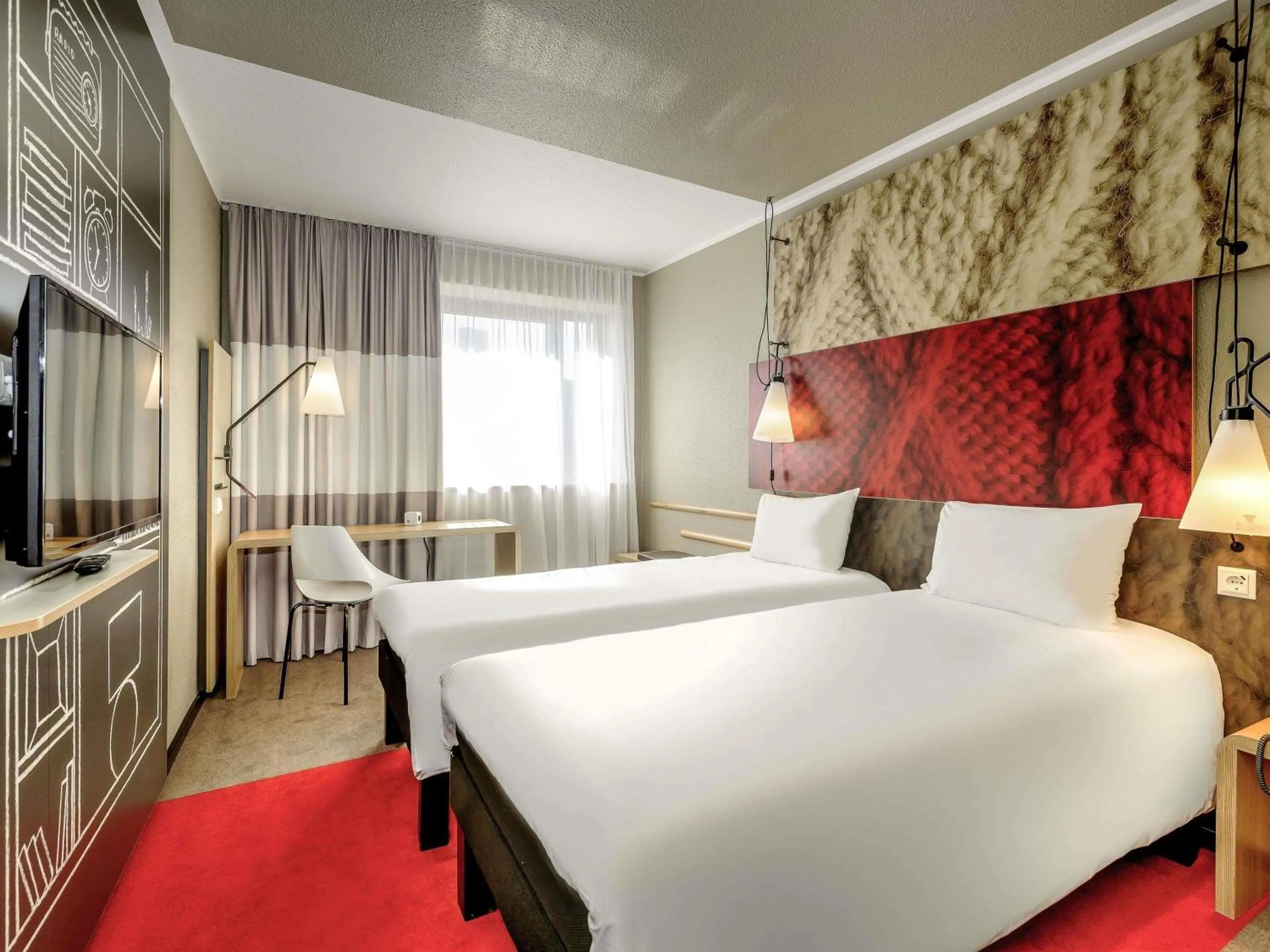 Bedroom, Bed in ibis Aachen Marschiertor - Aix-la-Chapelle