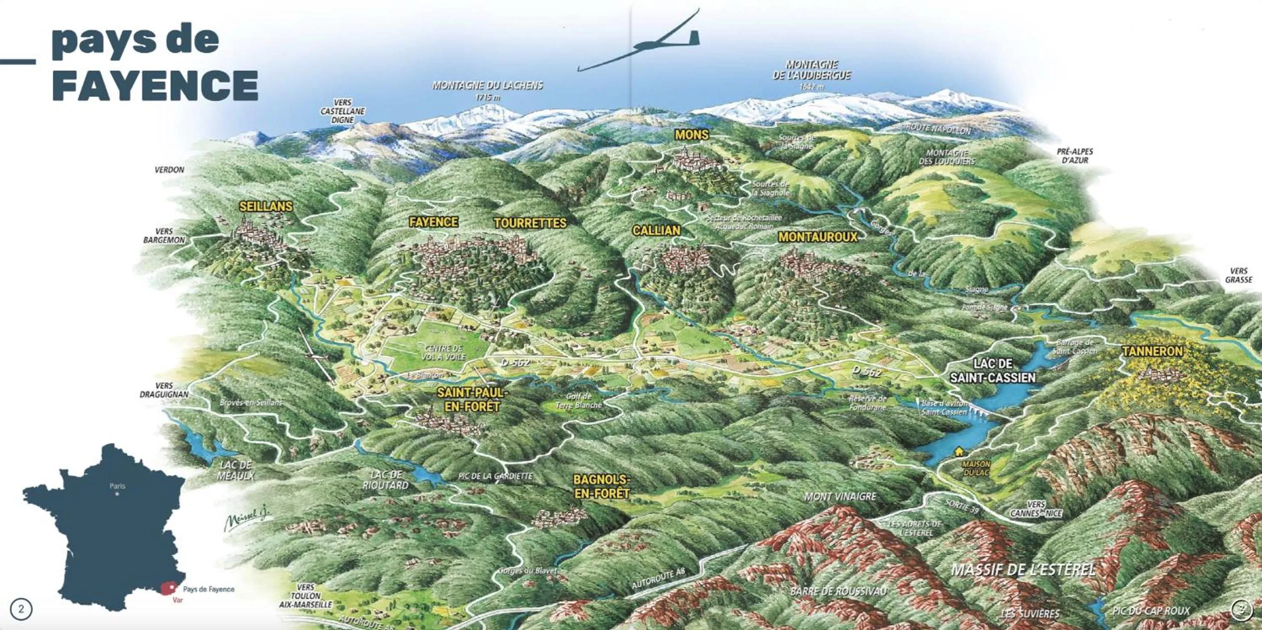 Nearby landmark in Domaine De Sainte Annette