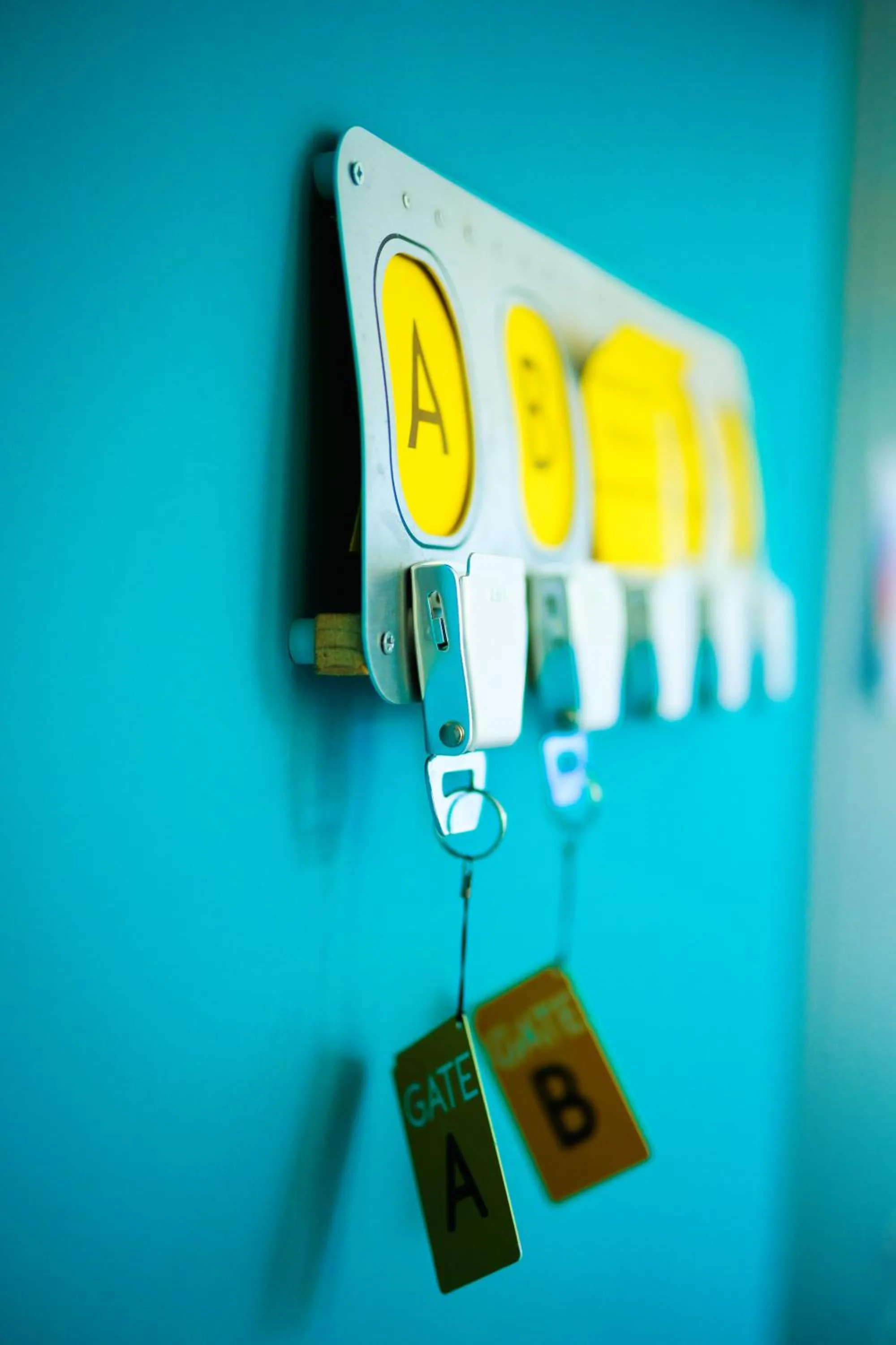 Decorative detail in Terminal 1 Guest House