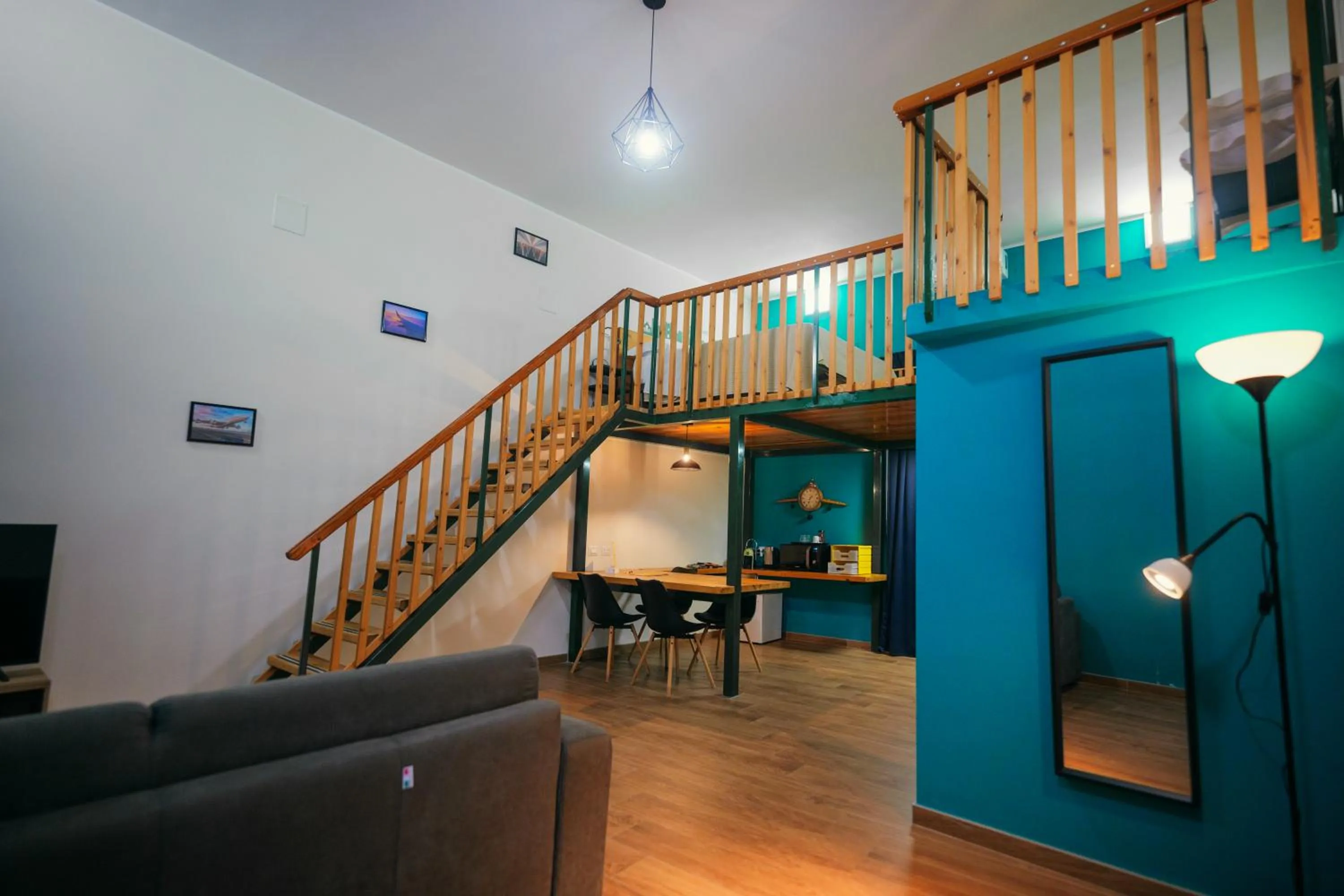 Seating area in Terminal 1 Guest House