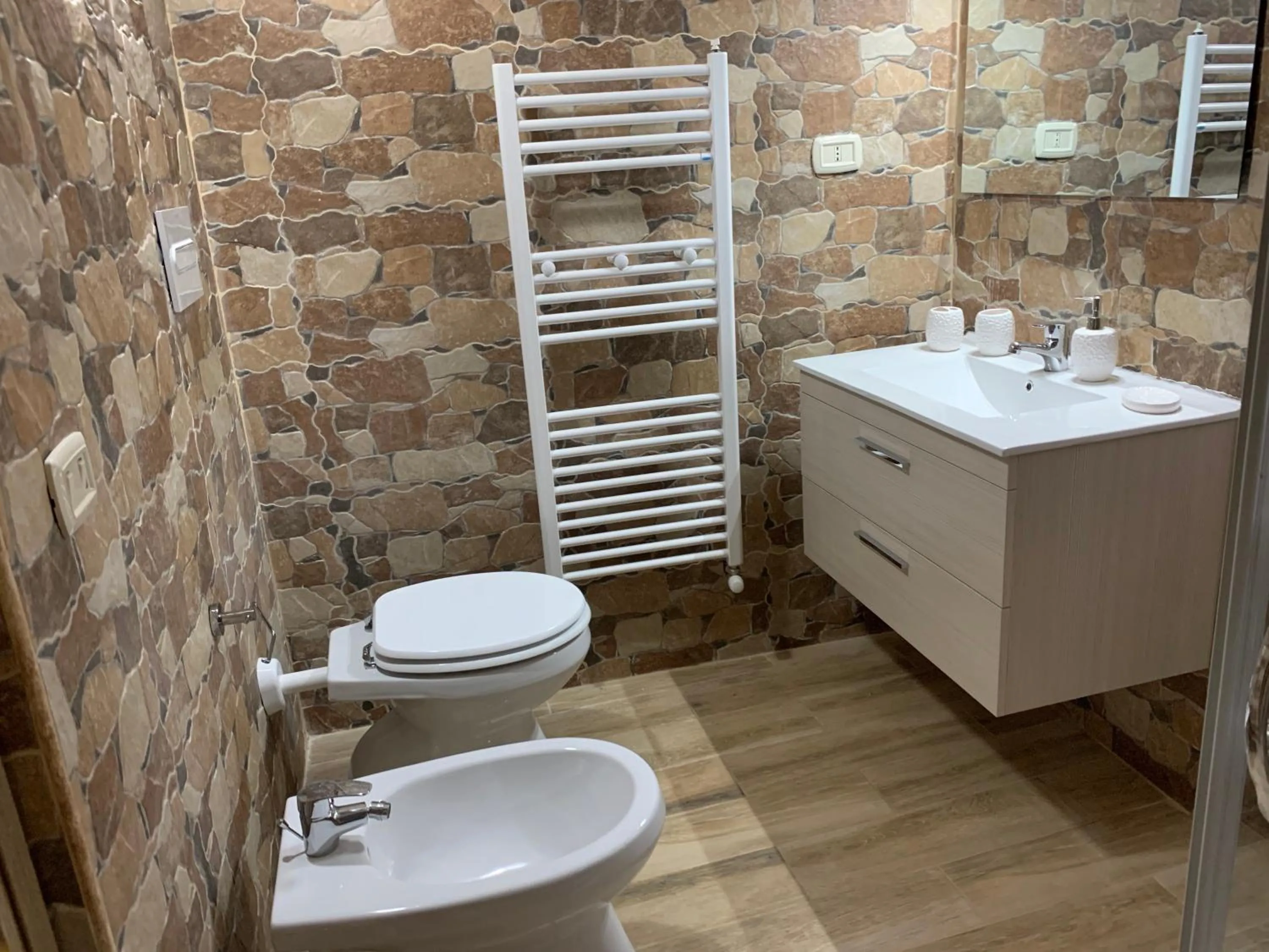 Bathroom in B&B Poseidone