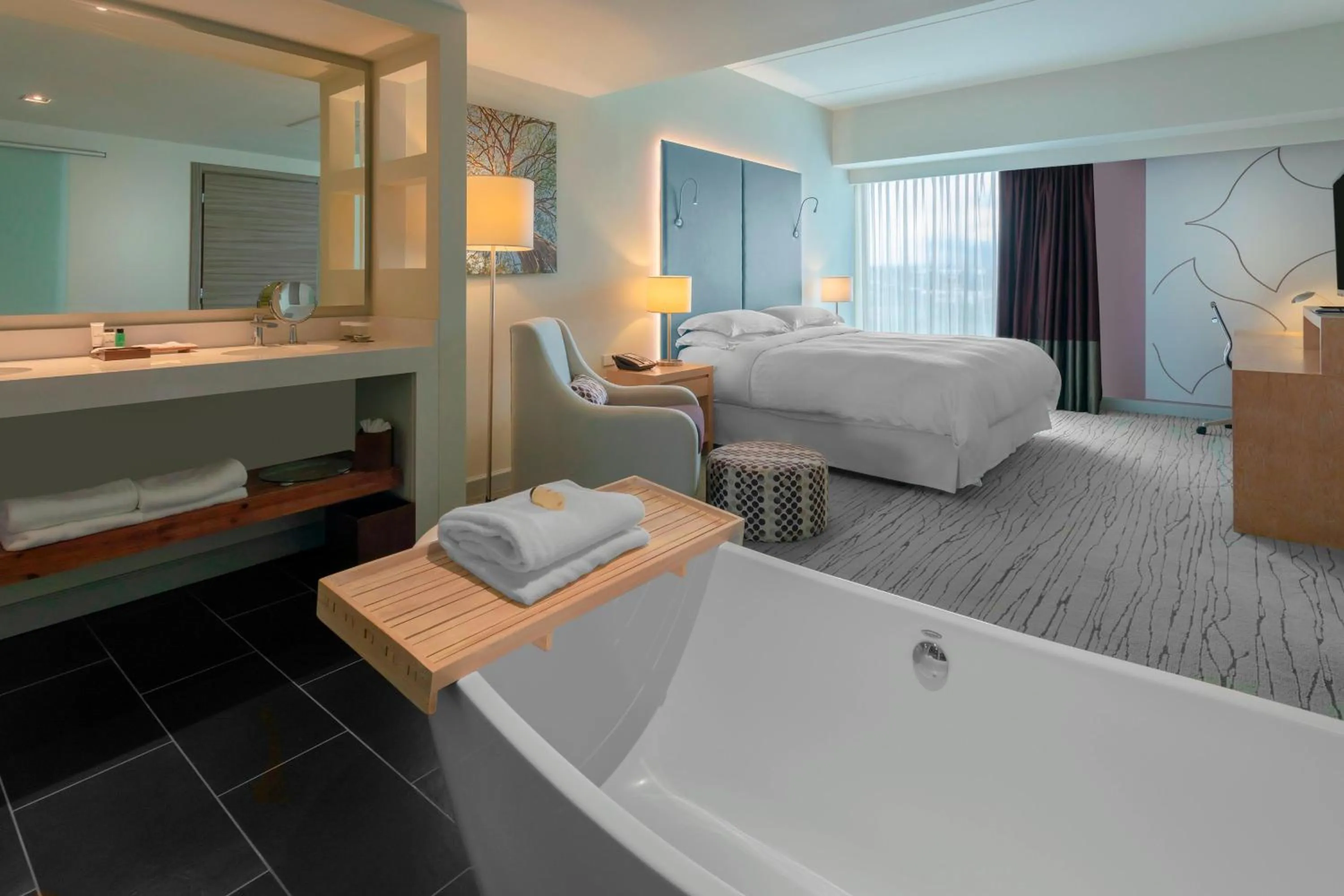 Photo of the whole room, Bed in Sheraton San Jose Hotel, Costa Rica