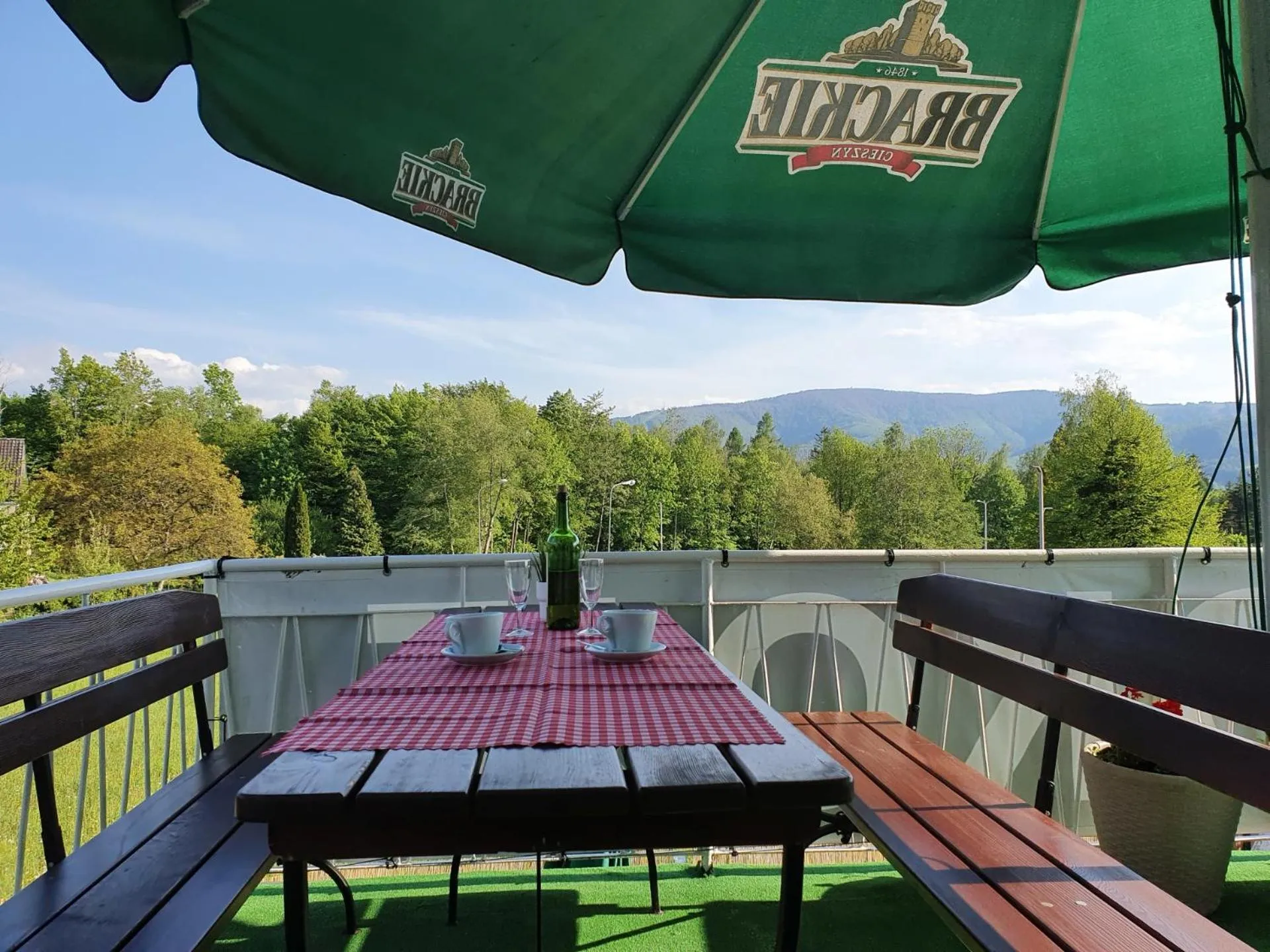 Balcony/Terrace in Willa Biały Domek