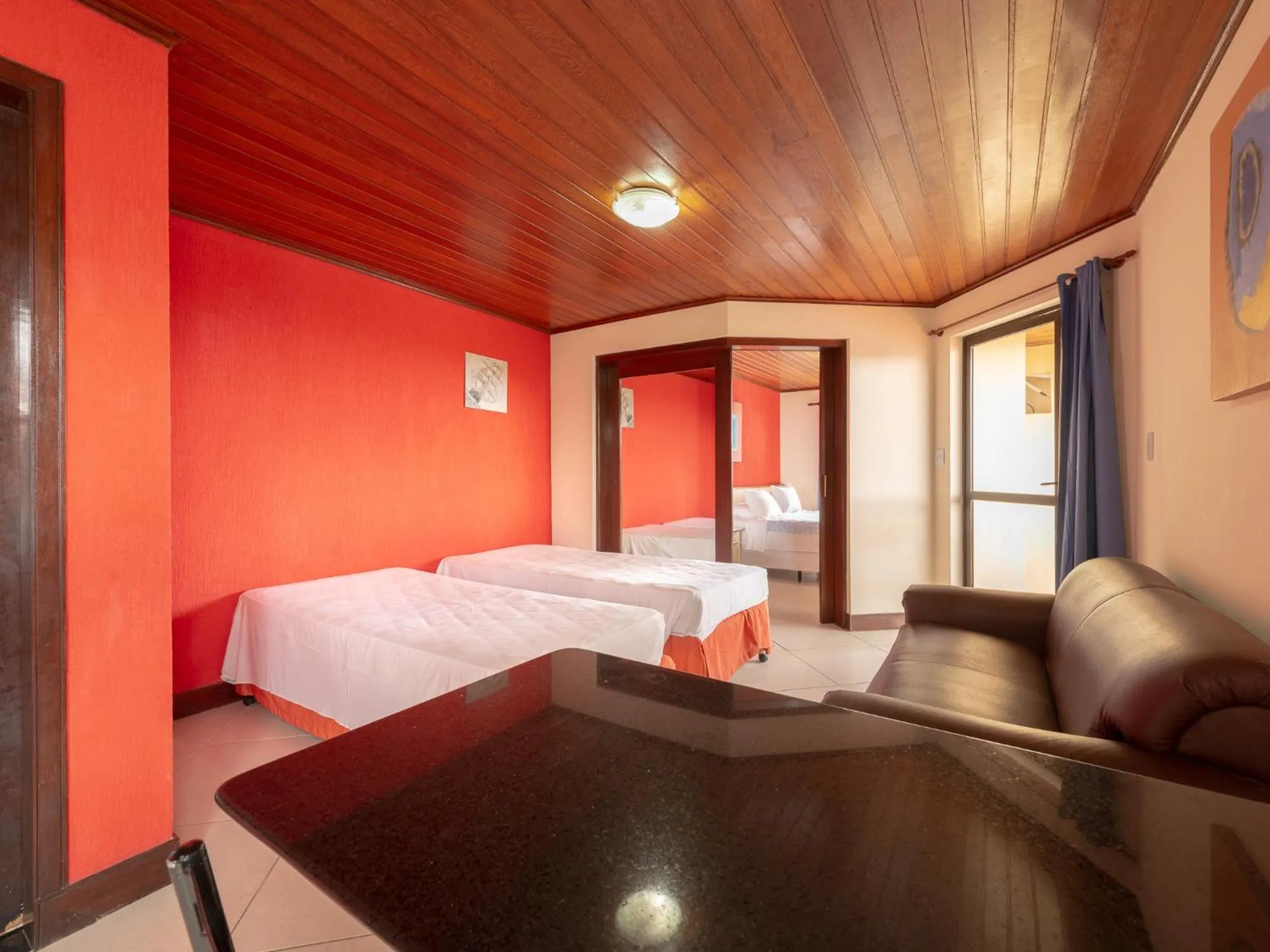 Bed in Happy Hotel Praia Azul