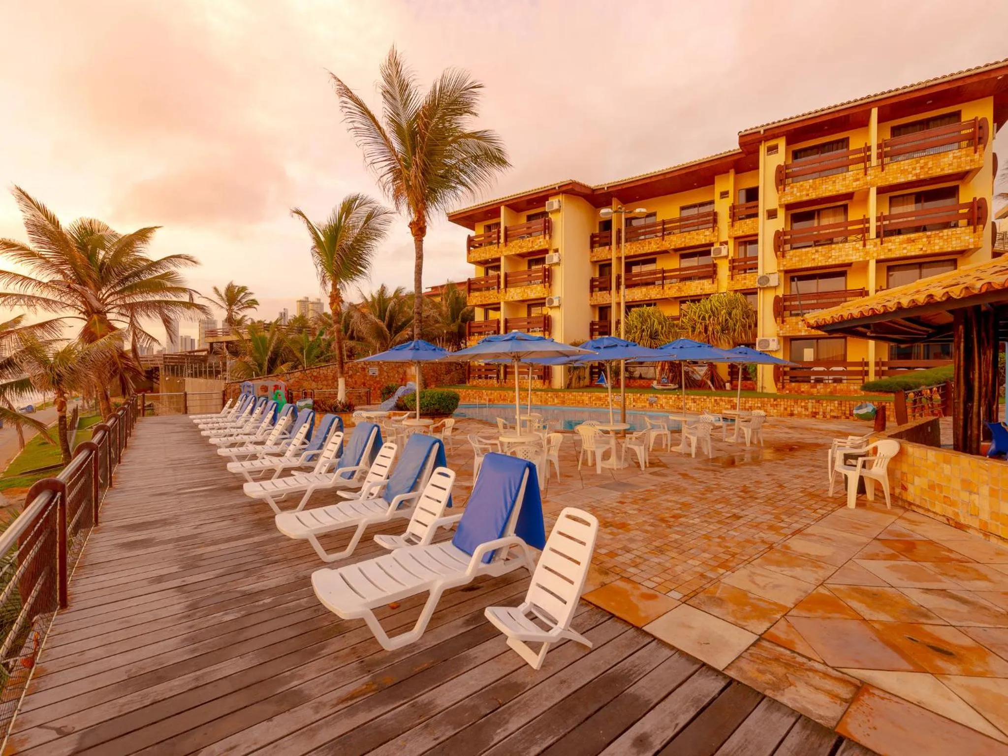 Property building in Happy Hotel Praia Azul